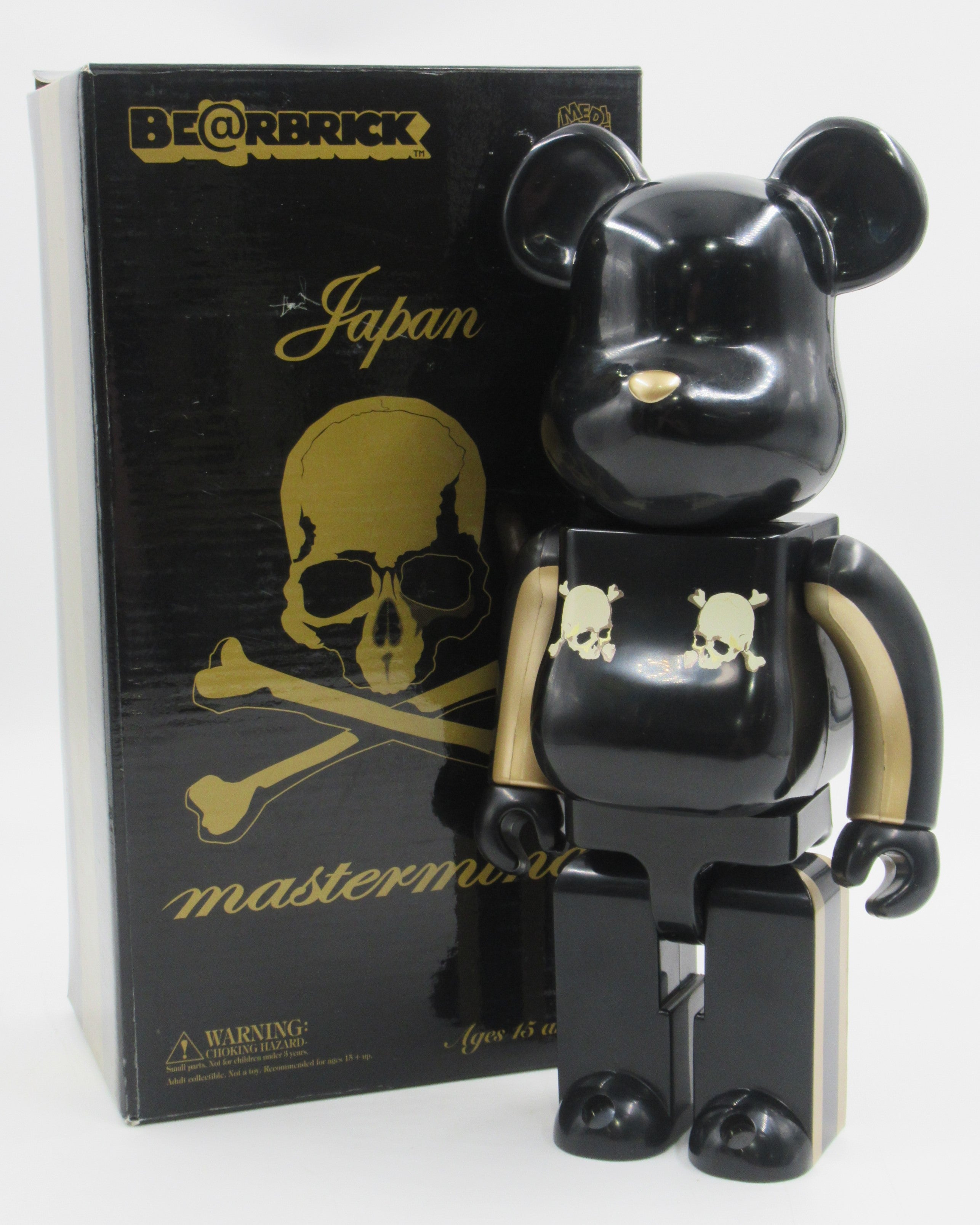 BEARBRICK Mastermind Japan 400% Figure - Medicom Toy (2004) Be@rbrick