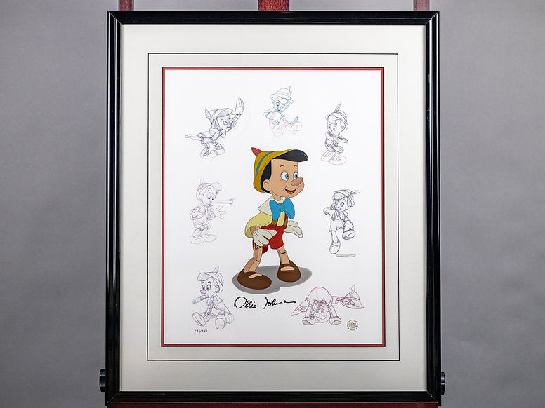 Pinocchio Limited Edition Cel Signed 1995