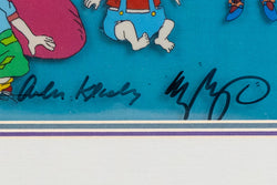 Rugrats Family Room Production Animation Cel with Background 1991 Signed