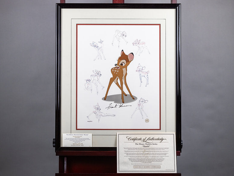 Disney'Bambi Limited Edition Cel Signed 1995 (256/350)
