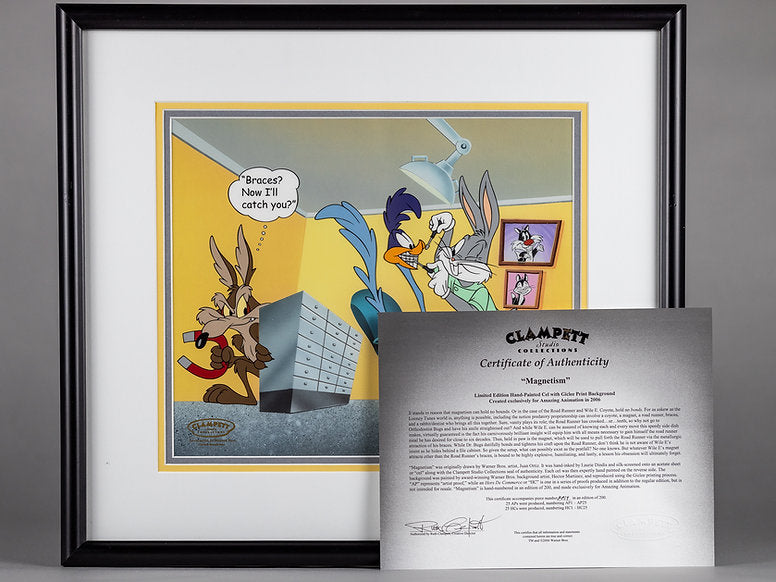 Bugs Bunny "Magnetism" Animation Cel Proof