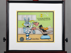 Bugs Bunny Daffy Duck "Too Clean for Comfort" Animation Cel