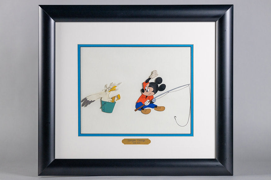 Mickey Mouse Simple Things Production Animation Cel 1953 Disney