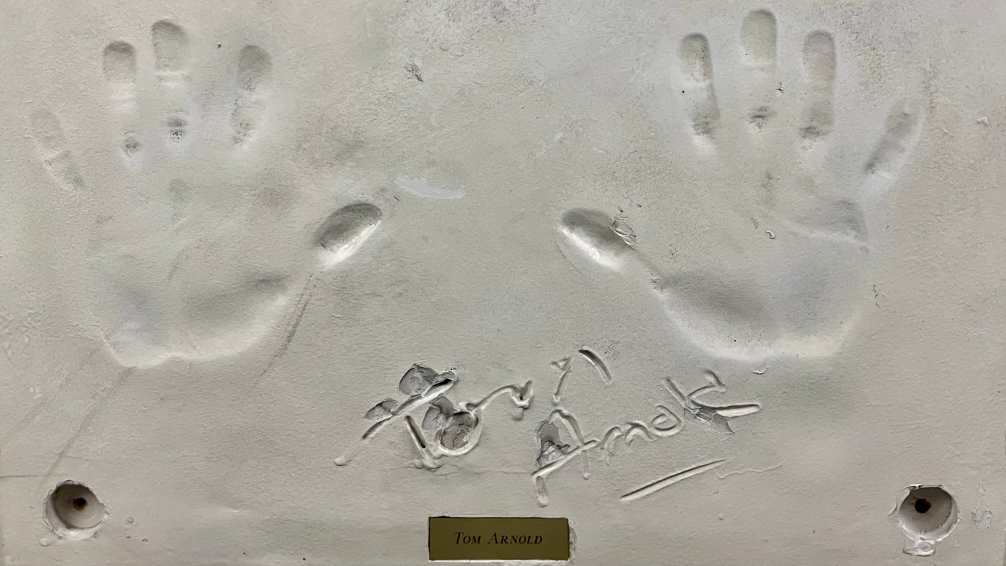 Tom Arnold Celebrity Hand Cast