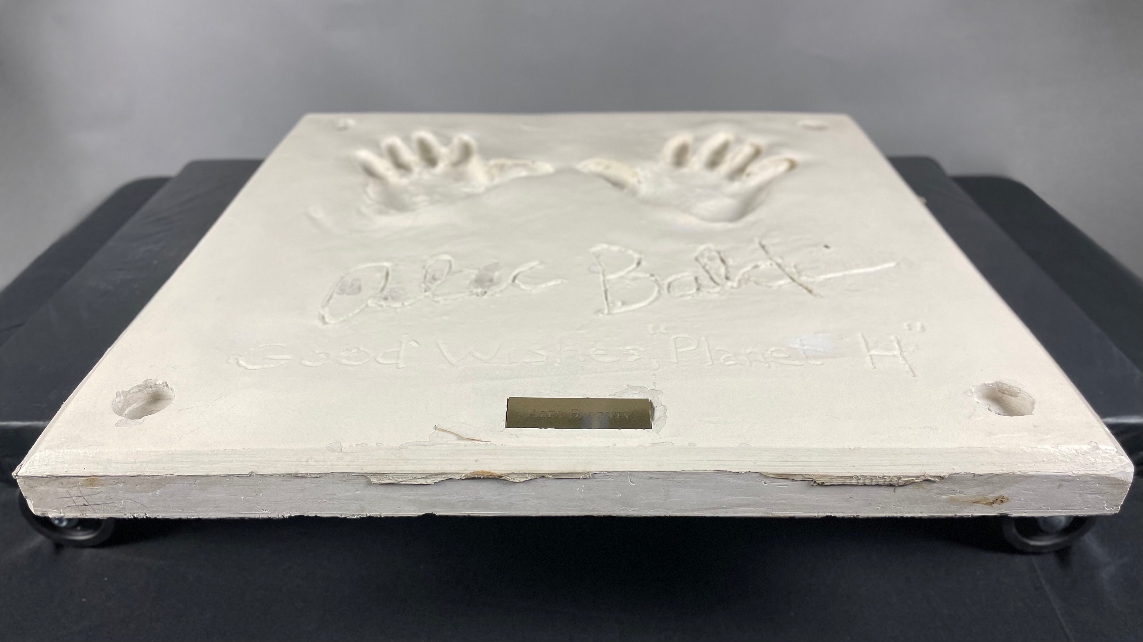 PLANET HOLLYWOOD SEATTLE Alec Baldwin Celebrity Signed Hand Cast