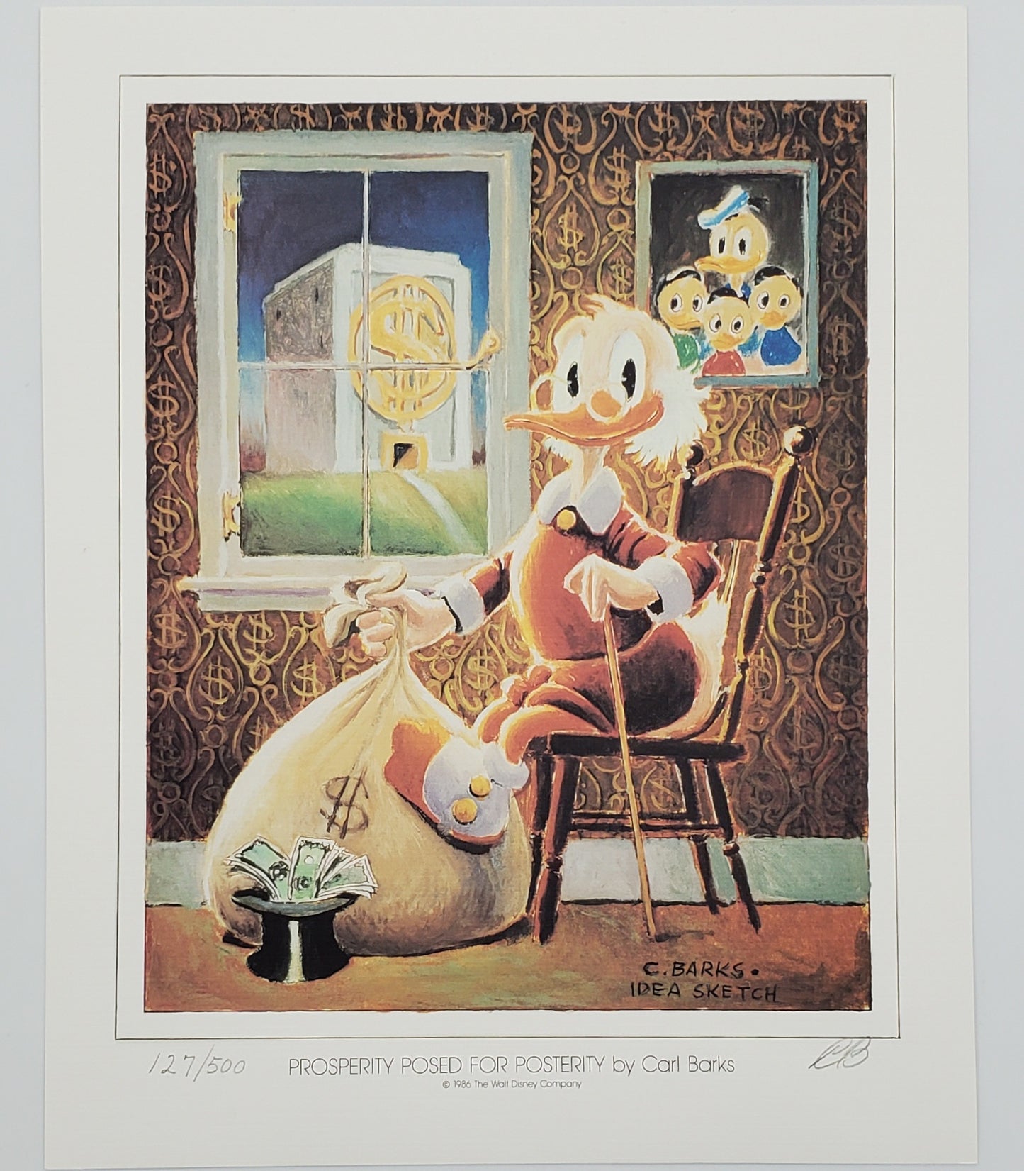 A Lithographic Suite of Preliminary Paintings by Carl Barks Set #1 127/500