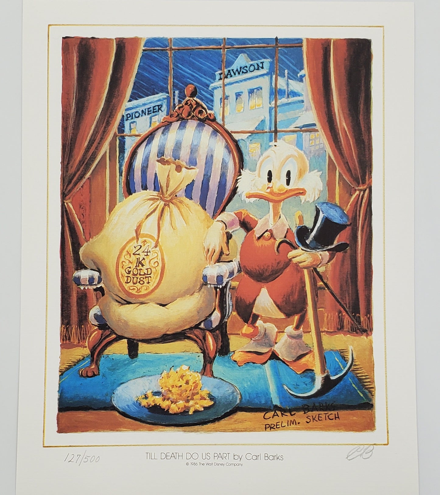 A Lithographic Suite of Preliminary Paintings by Carl Barks Set #1 127/500