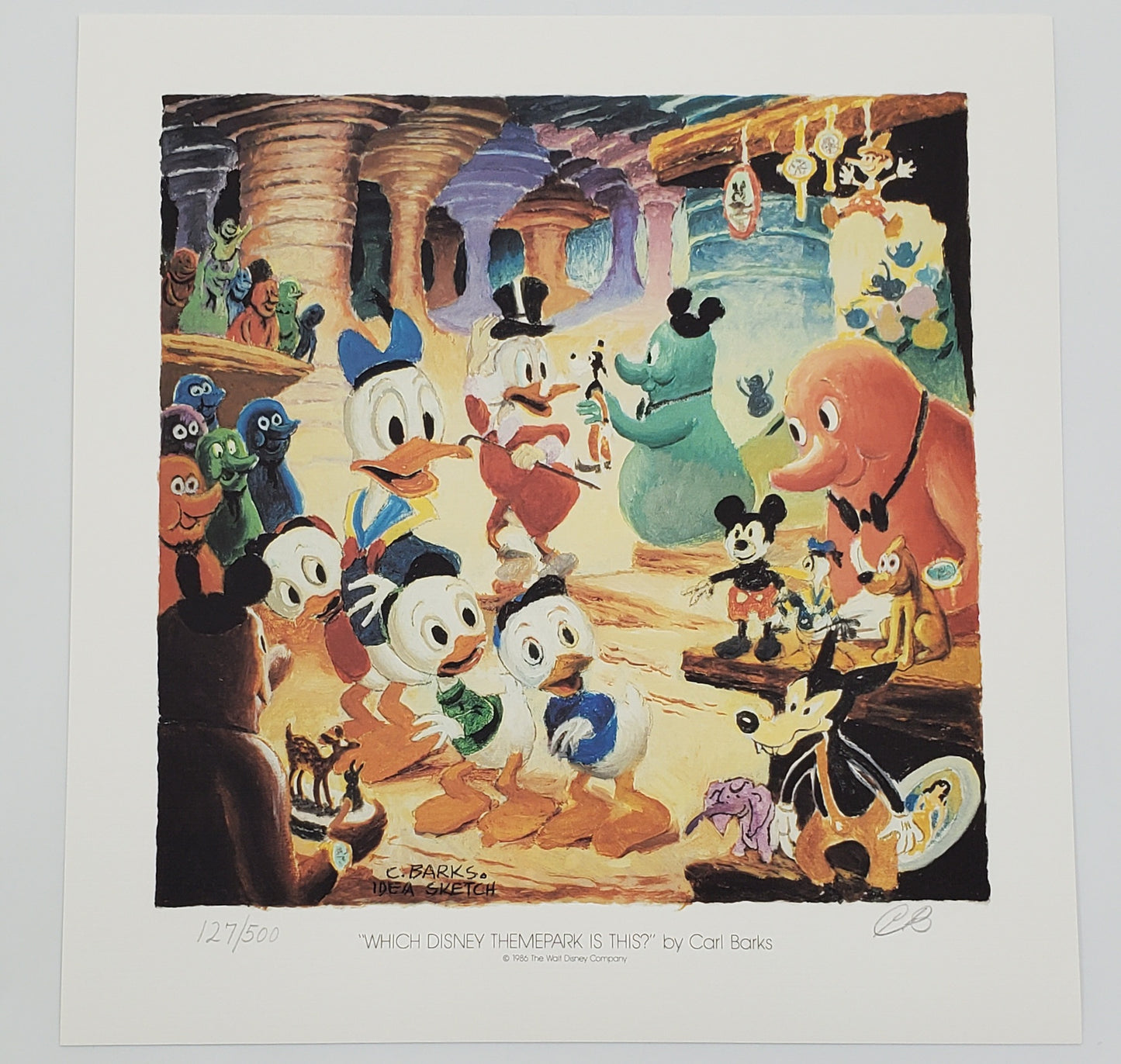 A Lithographic Suite of Preliminary Paintings by Carl Barks Set #1 127/500