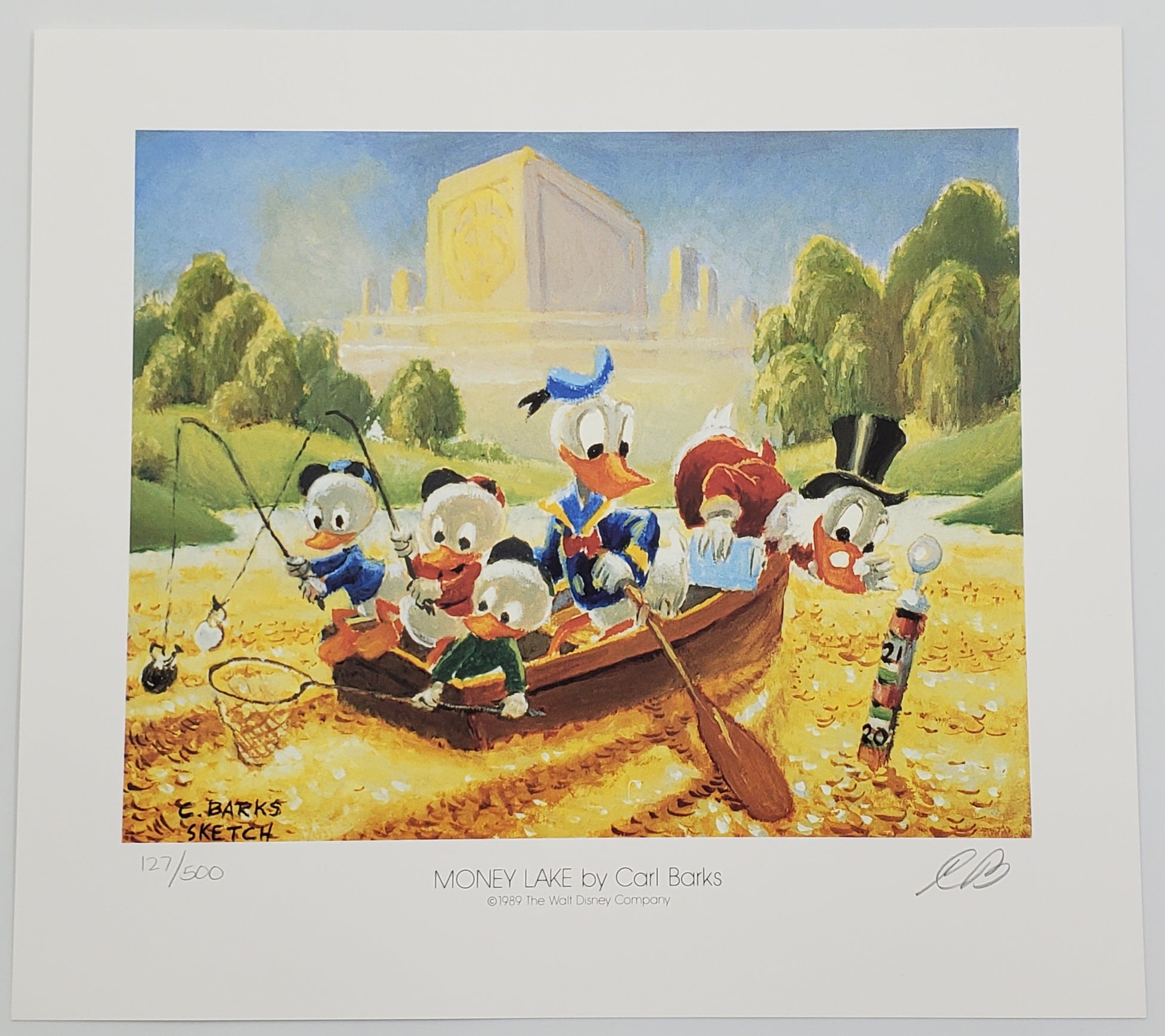 A Lithographic Suite of Preliminary Uncle Scrooge and Donald Duck Paintings by Carl Barks Set 2 #127/500