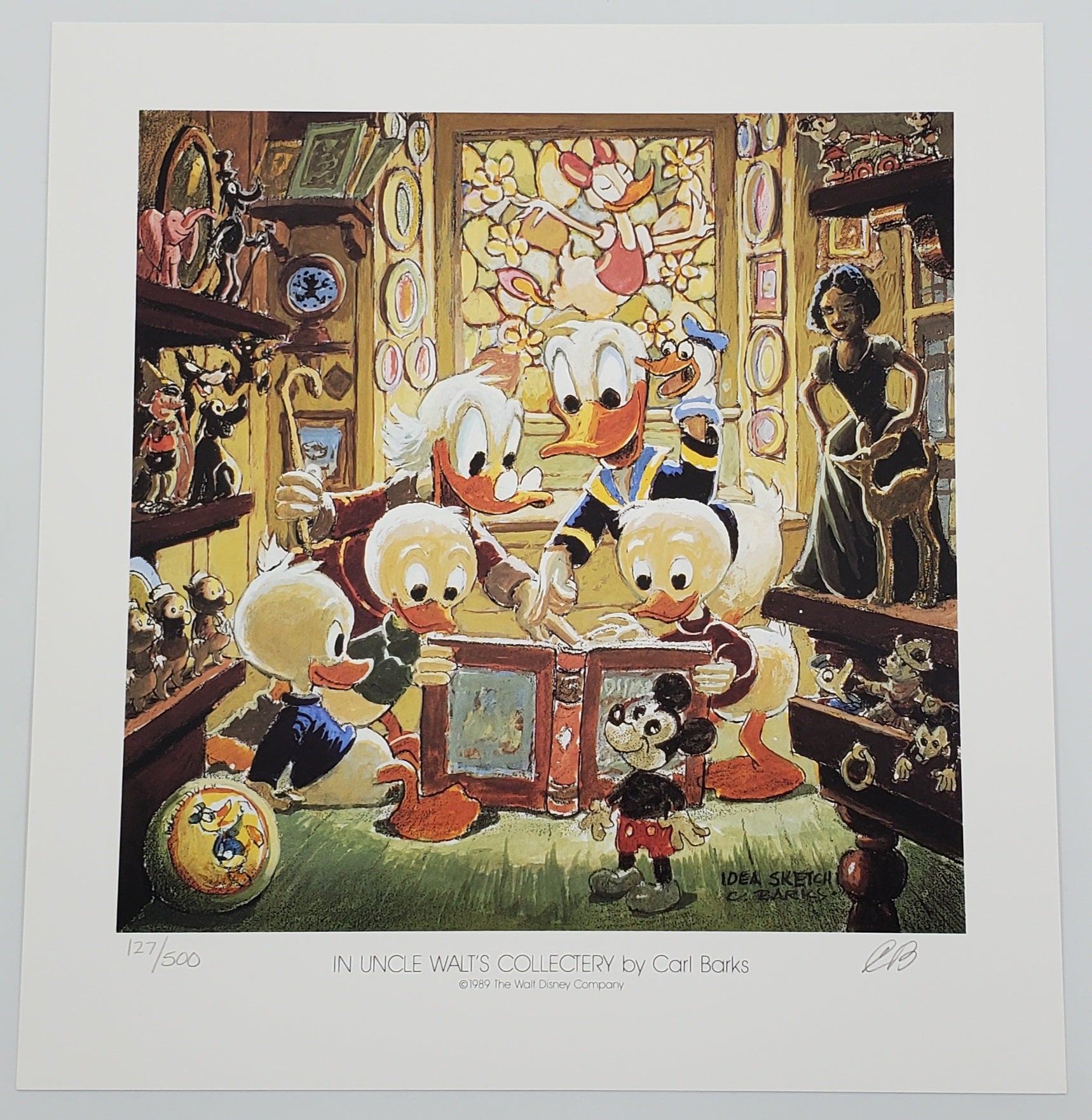 A Lithographic Suite of Preliminary Uncle Scrooge and Donald Duck Paintings by Carl Barks Set 2 #127/500