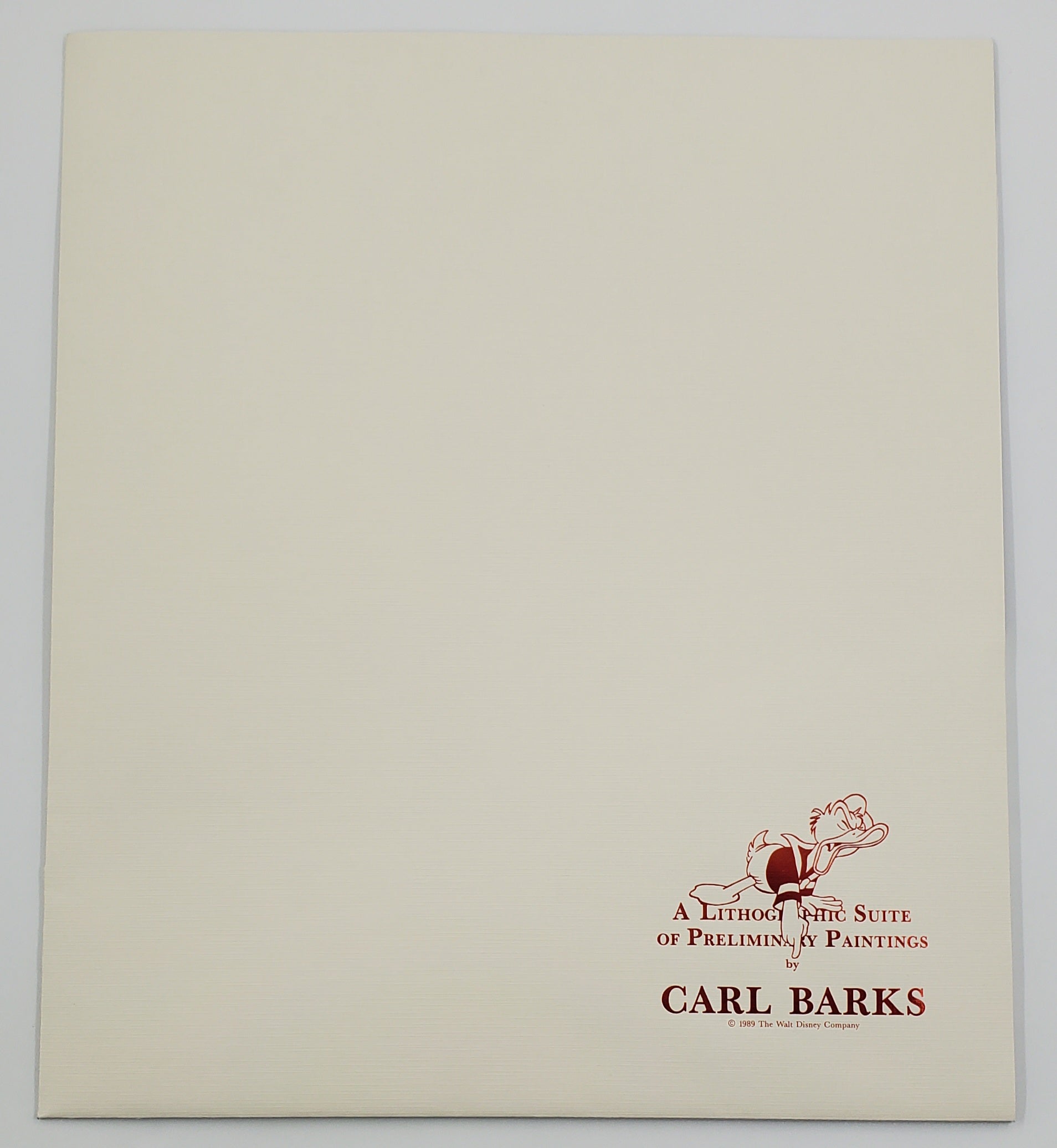 A Lithographic Suite of Preliminary Uncle Scrooge and Donald Duck Paintings by Carl Barks Set 2 #127/500