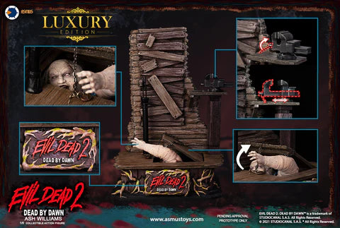 Evil Dead 2 Ash Williams Asmus Toys 1/6 Scale Luxury Figure Set NIB