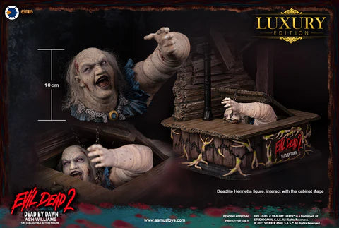 Evil Dead 2 Ash Williams Asmus Toys 1/6 Scale Luxury Figure Set NIB