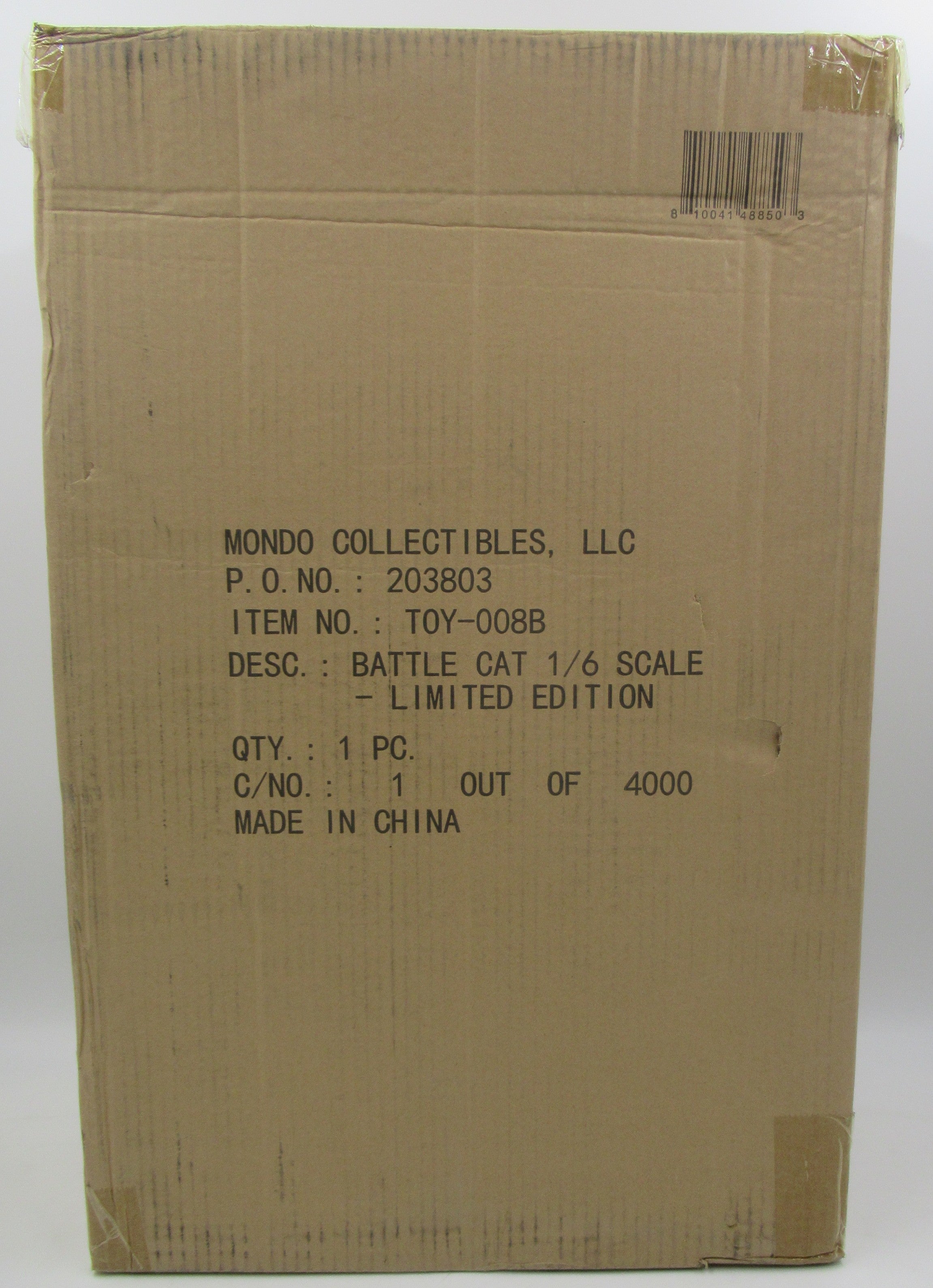 Battle Cat MOTU Mondo 1/6 Scale Figure Limited Edition NIB