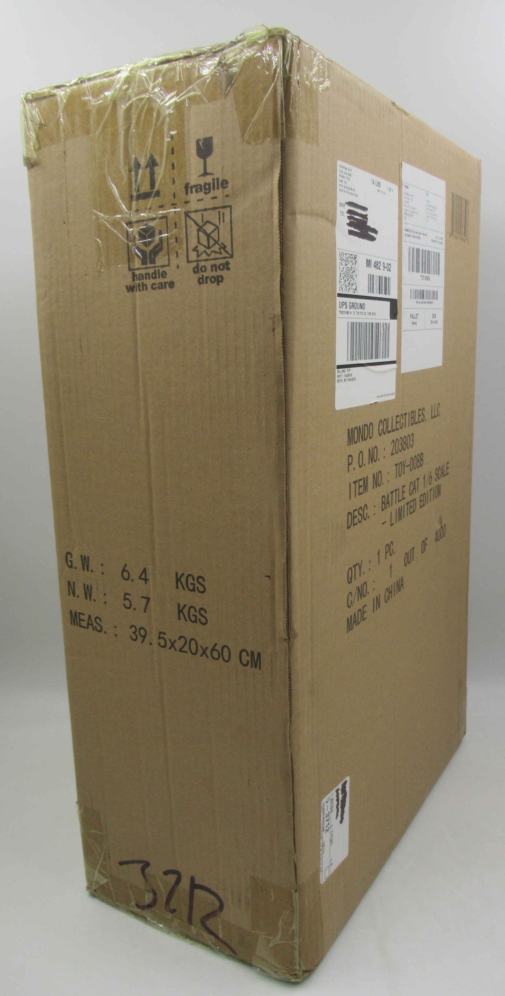 Battle Cat MOTU Mondo 1/6 Scale Figure Limited Edition NIB