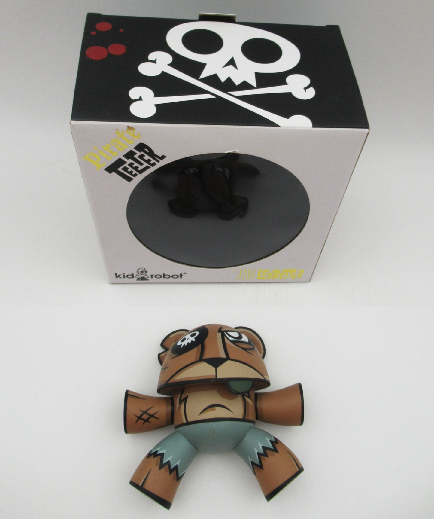 PIRATE TEETER 6" VInyl Figure - Joe Ledbetter x Kidrobot (2007) Designer Art Toy