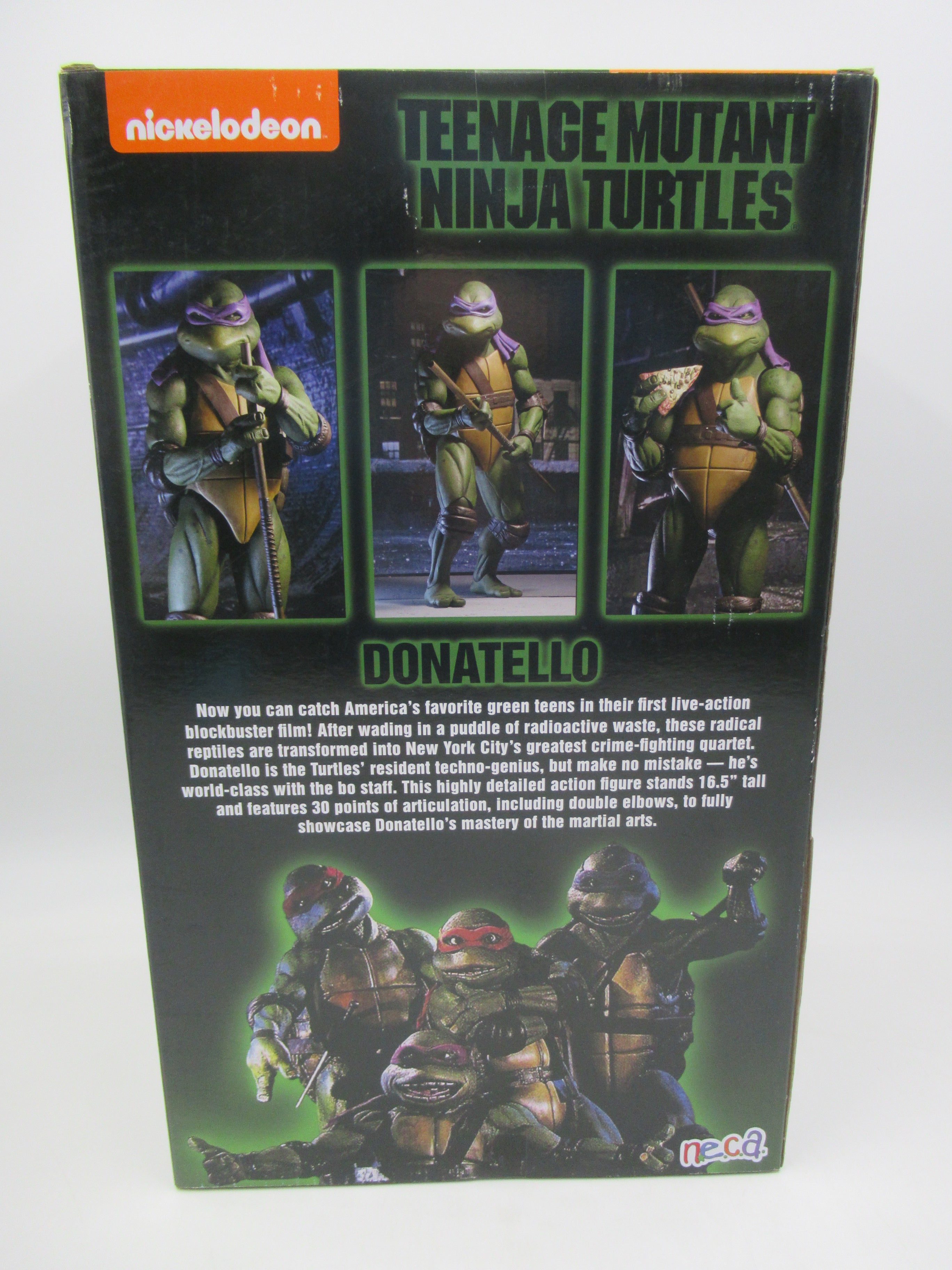 Teenage Mutant Ninja Turtles 1990 Donatello 1/4 Scale Figure NECA NIB