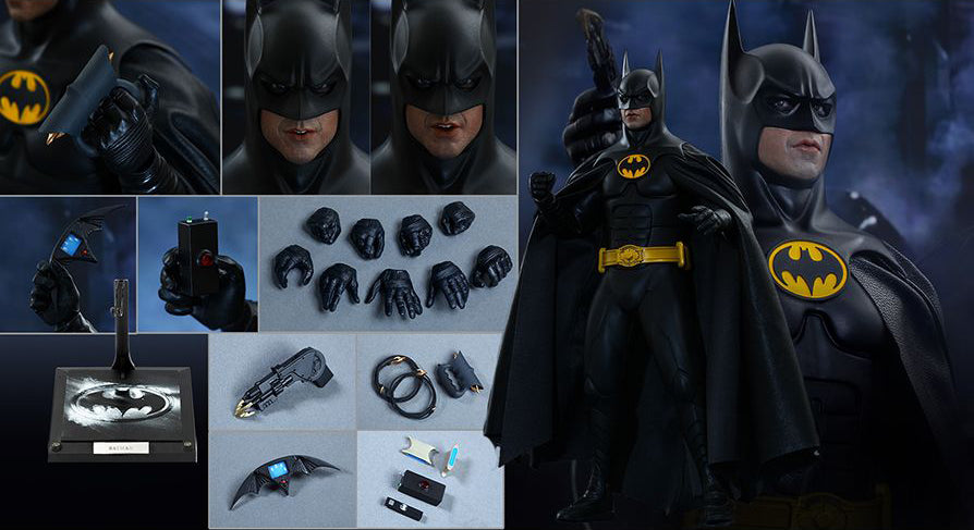 Batman Returns Hot Toys MMS293 Keaton 1/6 Scale Figure NIB