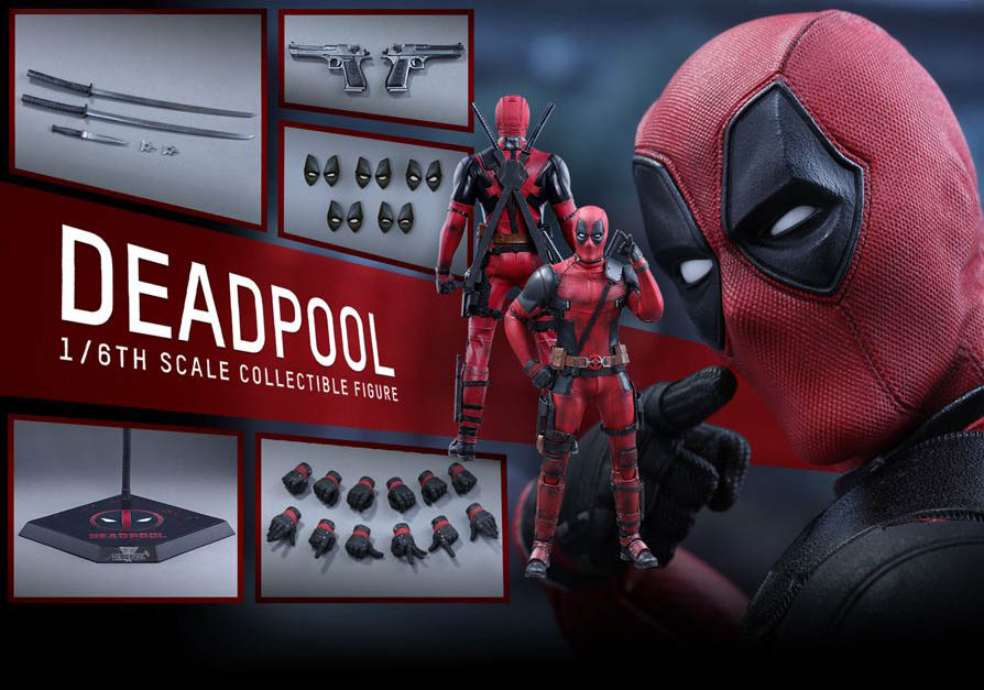 Deadpool 1/6 Scale Figure Hot Toys MMS347 NIB
