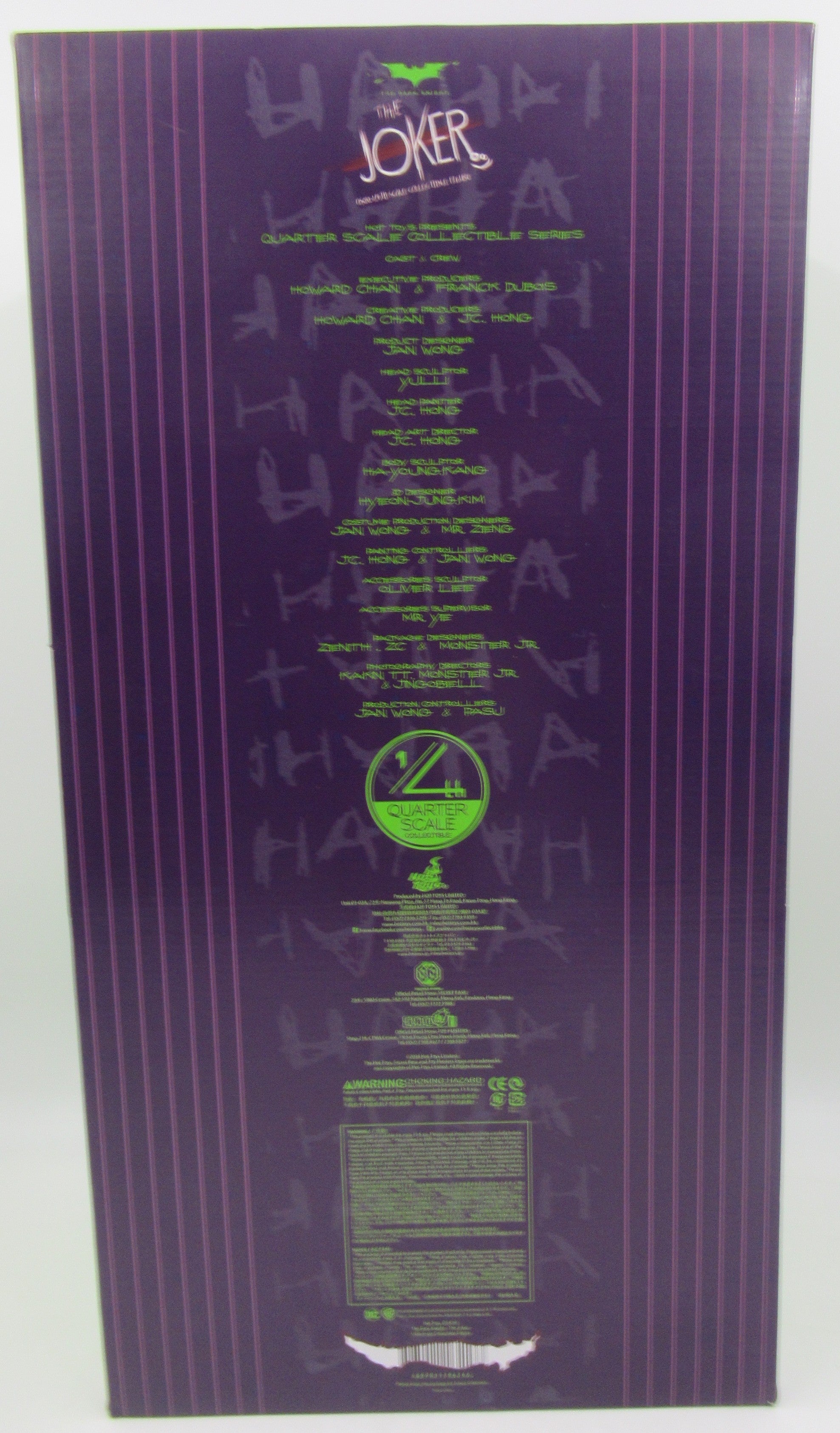 The Joker 1/4 Scale Dark Knight Hot Toys Collector's Ed Figure QS010