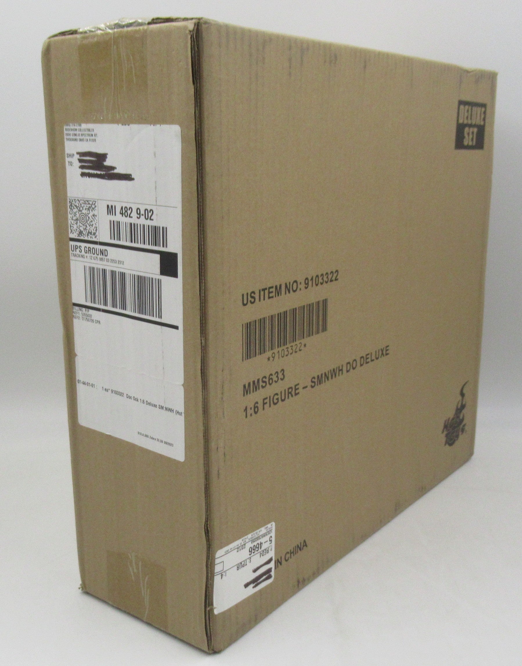 Doc Ock Deluxe Hot Toys MMS633 Spider-Man NWH 1/6 Scale Figure NIB