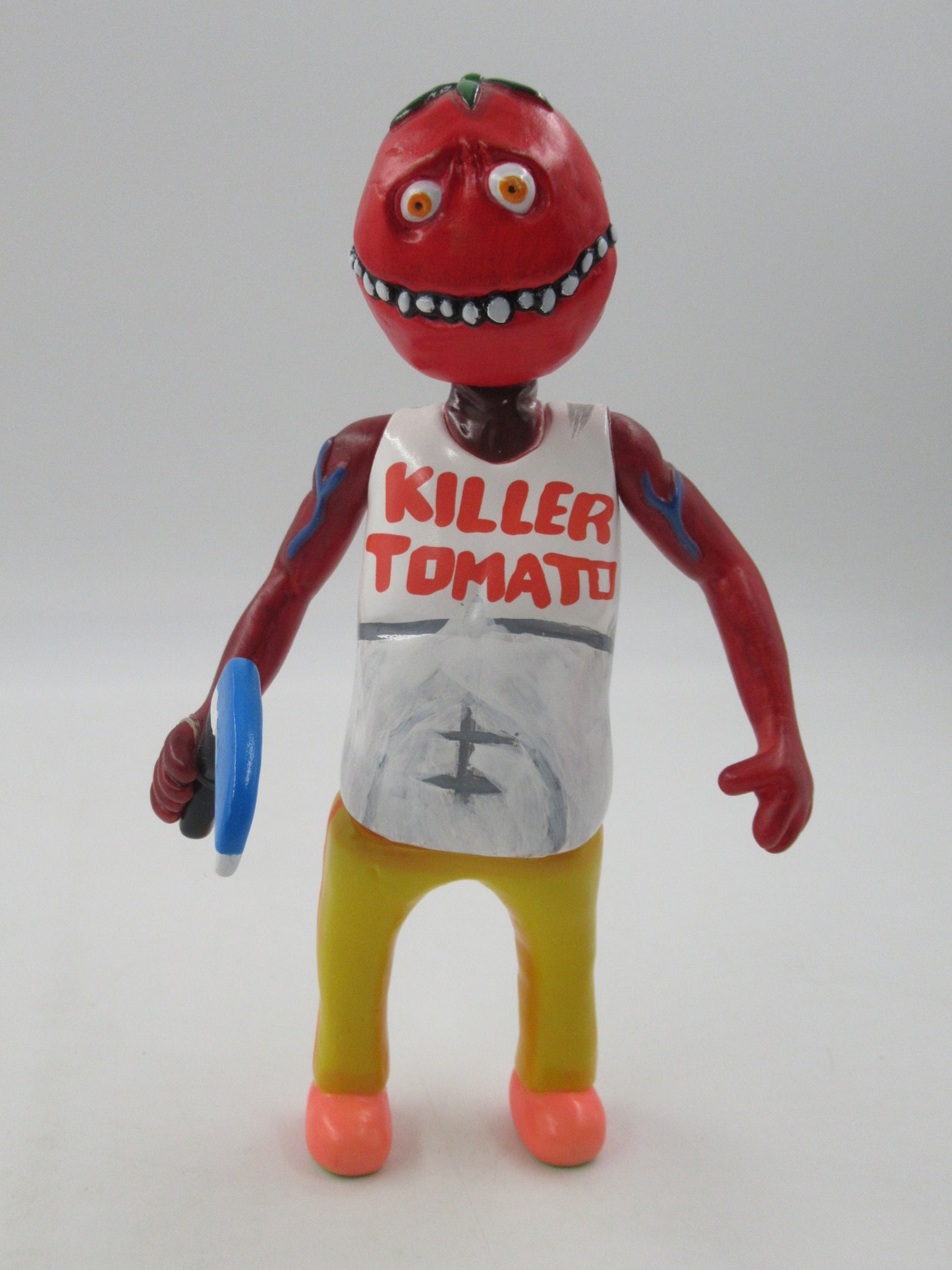 OYASAI WARS COLLECTION Killer Tomato Vinyl Figures - Yukinori Dehara (2005) Japanese Designer Art Toys