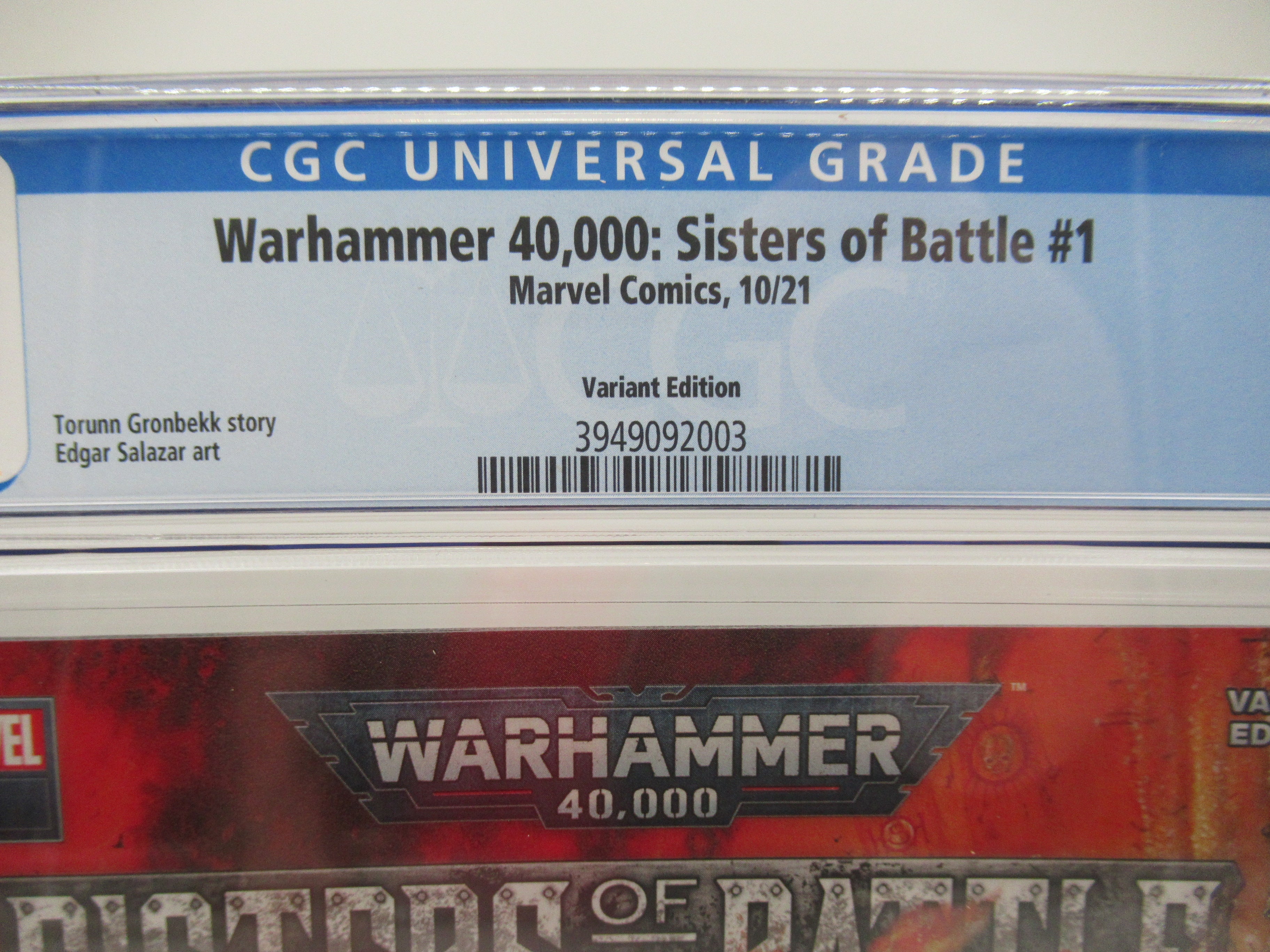 Warhammer 40k Sisters of Battle #1 comic CGC 9.8