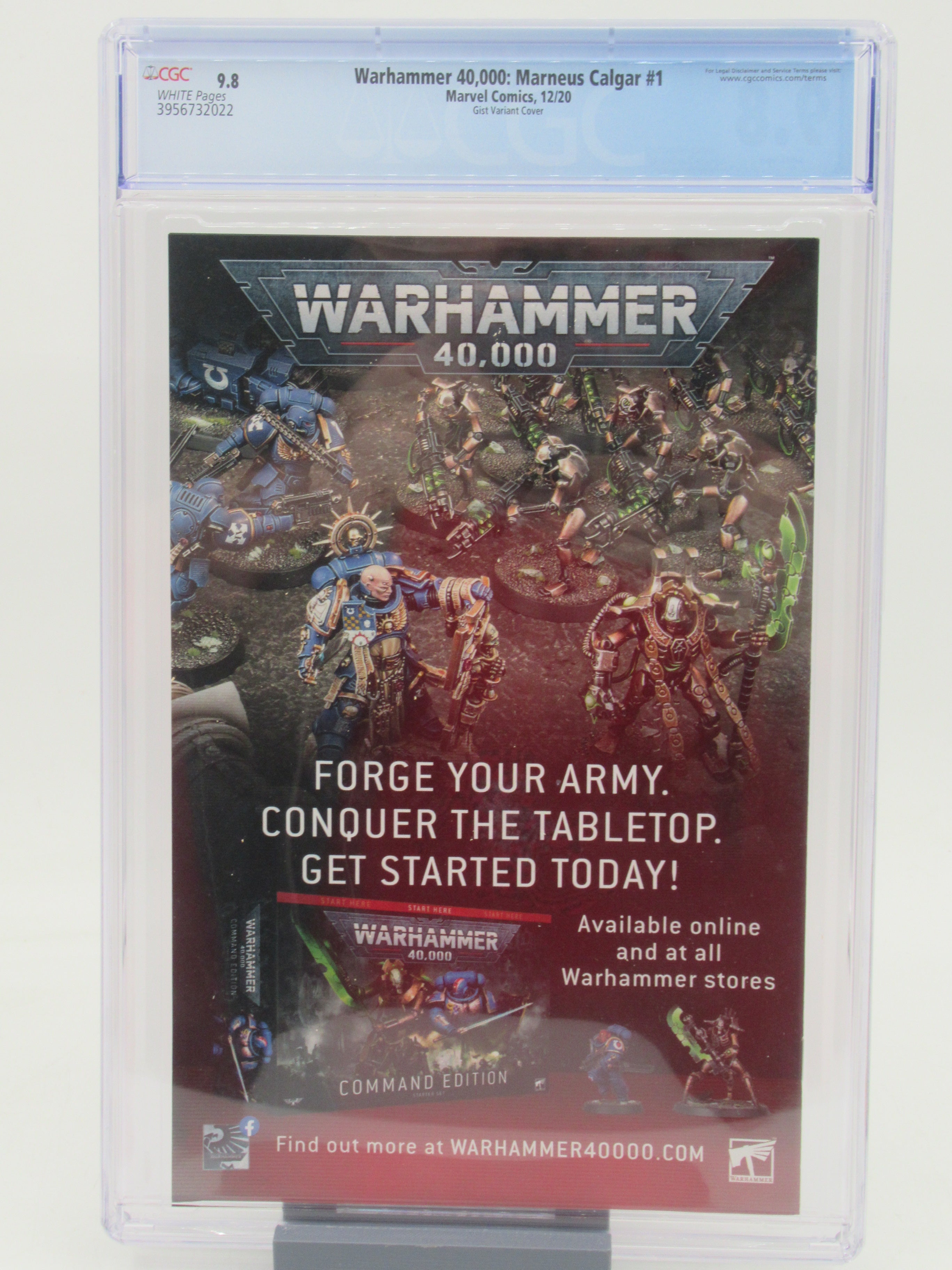 Warhammer 40k Marneus Calgar #1 Comic Variant Cover CGC 9.8
