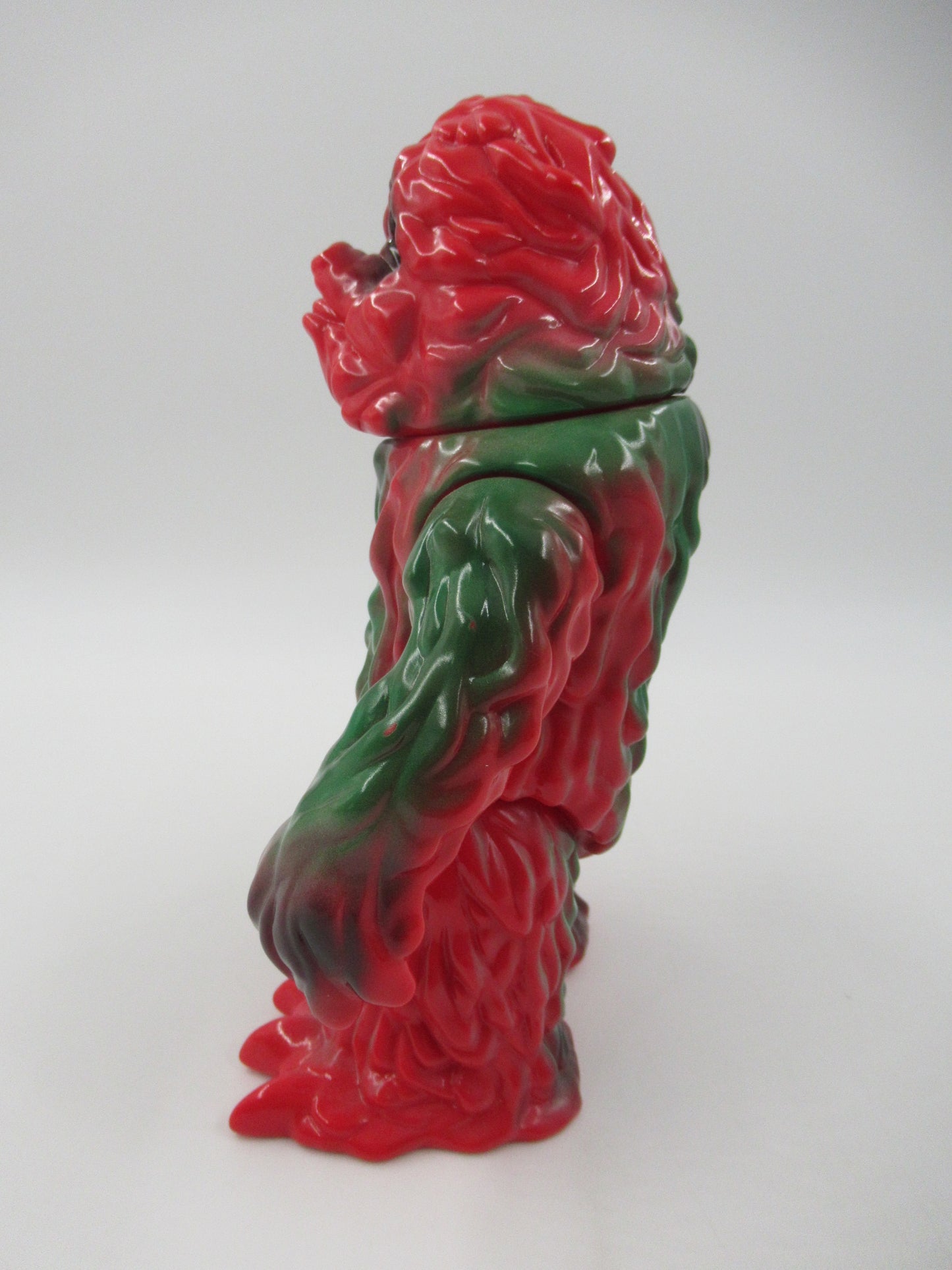 GARGAMEL Hedorah/Hedoran Sofubi Kaiju Figure - Japan Red/Green Soft Vinyl Art Toy