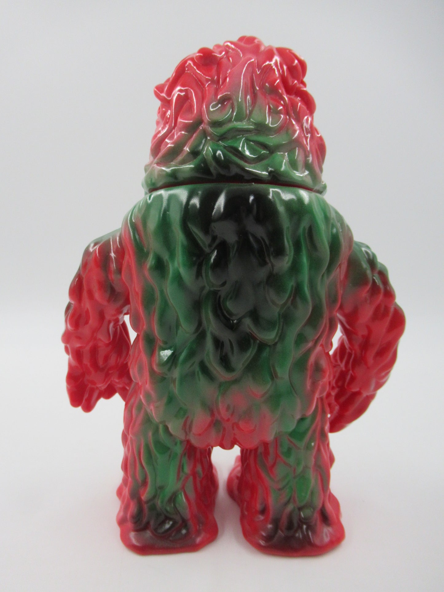 GARGAMEL Hedorah/Hedoran Sofubi Kaiju Figure - Japan Red/Green Soft Vinyl Art Toy