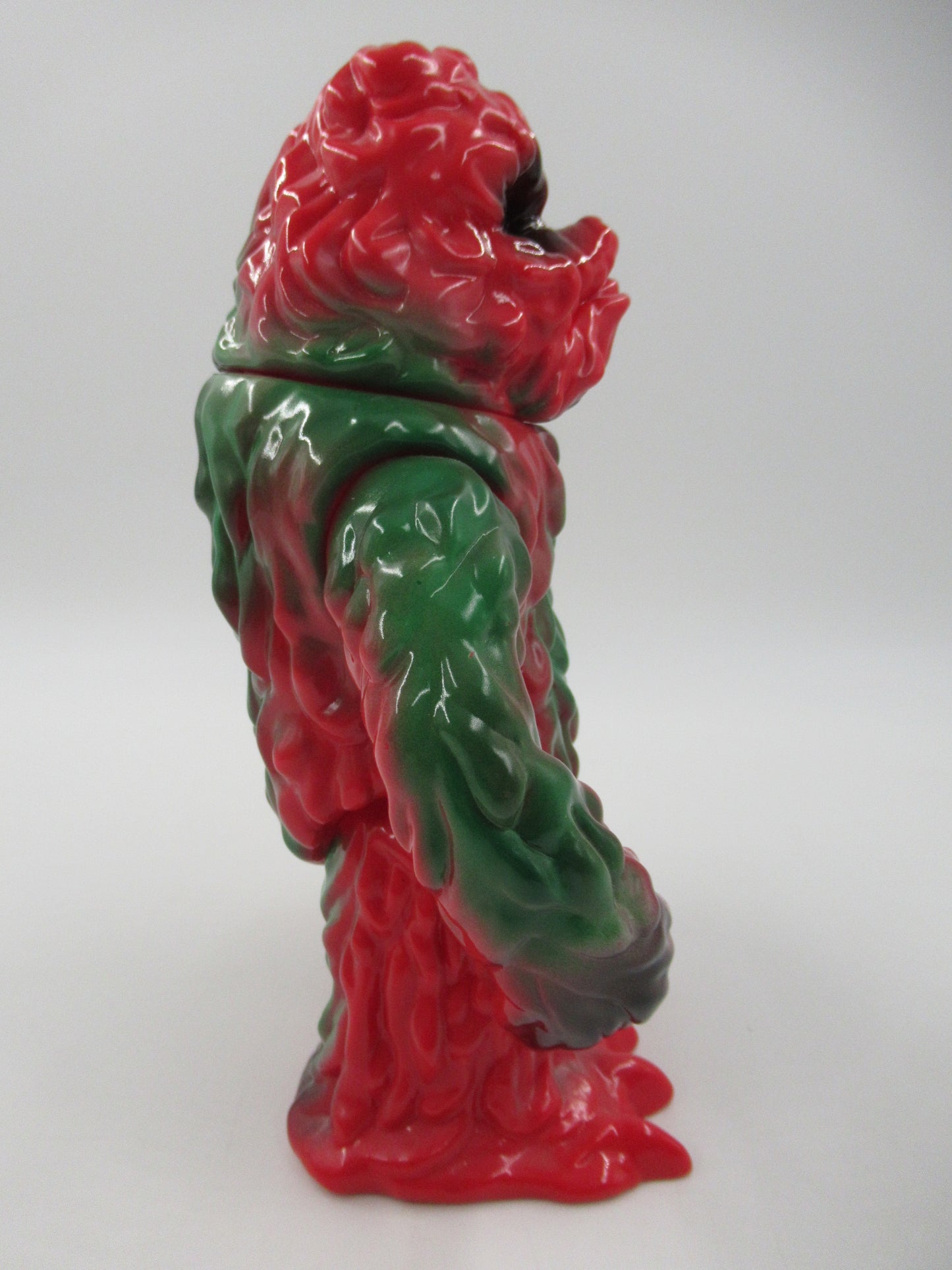 GARGAMEL Hedorah/Hedoran Sofubi Kaiju Figure - Japan Red/Green Soft Vinyl Art Toy