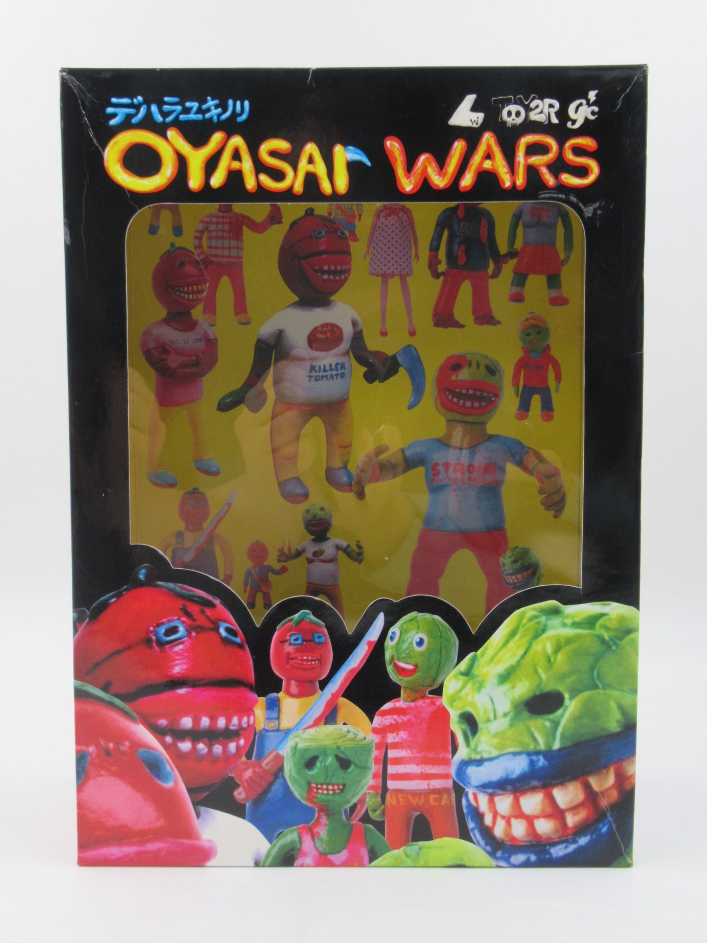 OYASAI WARS COLLECTION Killer Tomato Vinyl Figures - Yukinori Dehara (2005) Japanese Designer Art Toys