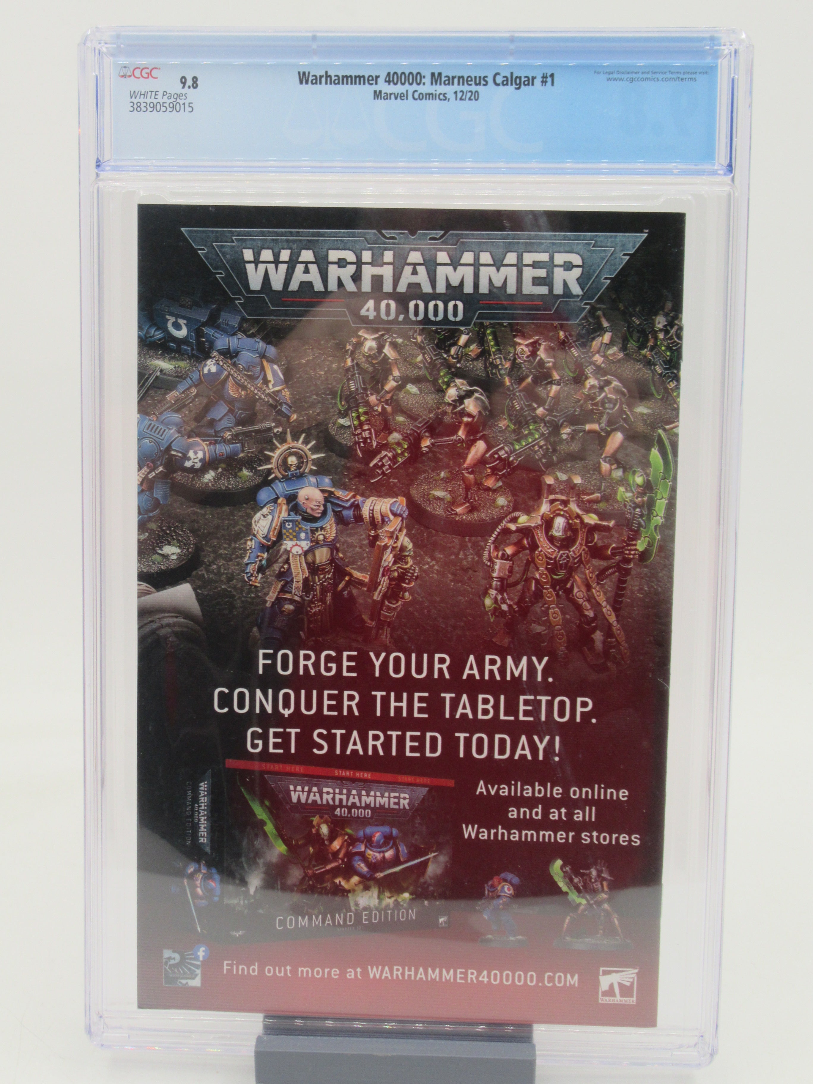 Warhammer 40k Marneus Calgar #1 Comic CGC 9.8