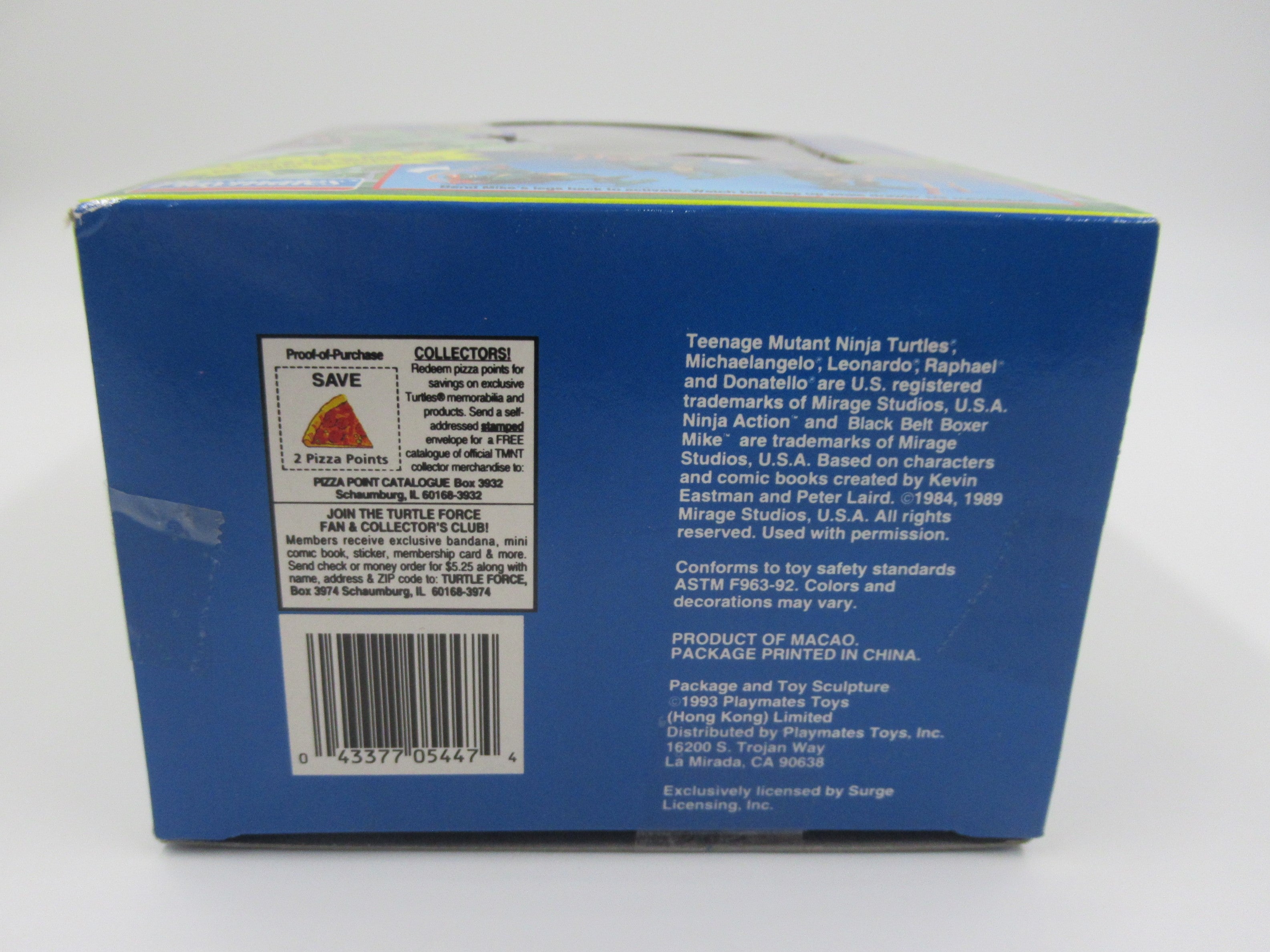 TMNT Black Belt Boxer Mike Ninja Action 5" Figure Teenage Mutant Ninja Turtles - Playmates (1993)