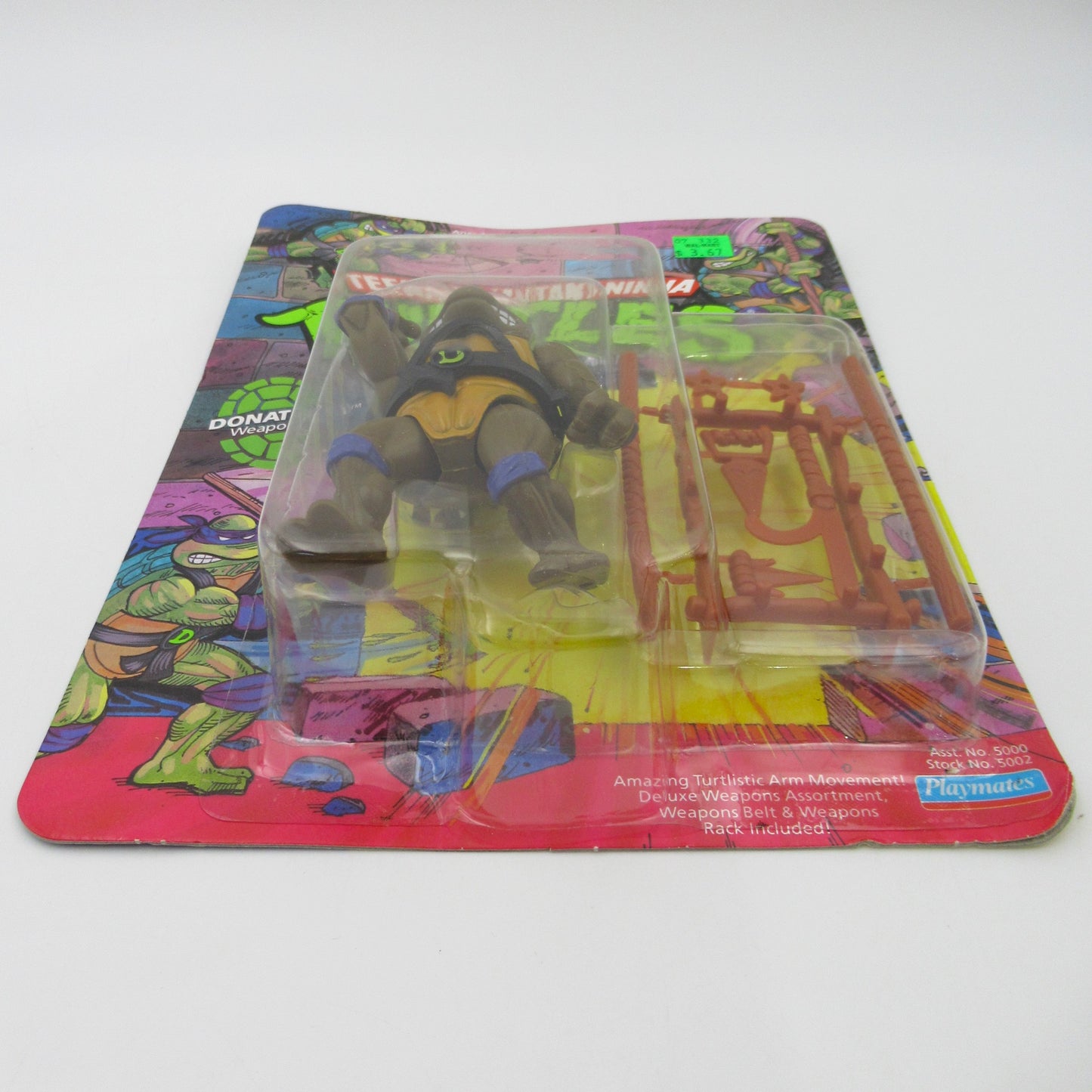 TMNT Donatello 10-Back 4.5" Figure Teenage Mutant Ninja Turtles - Playmates (1988)