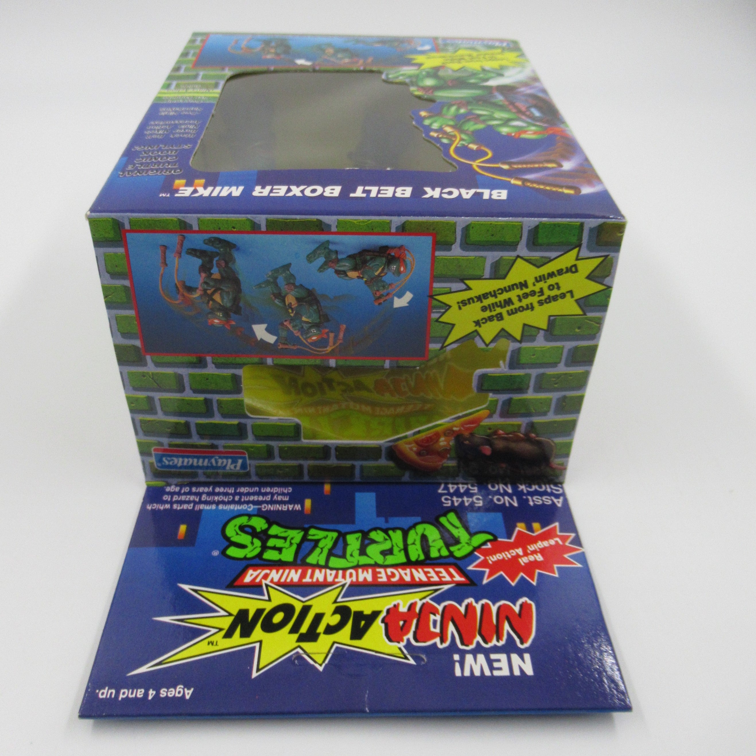 TMNT Black Belt Boxer Mike Ninja Action 5" Figure Teenage Mutant Ninja Turtles - Playmates (1993)