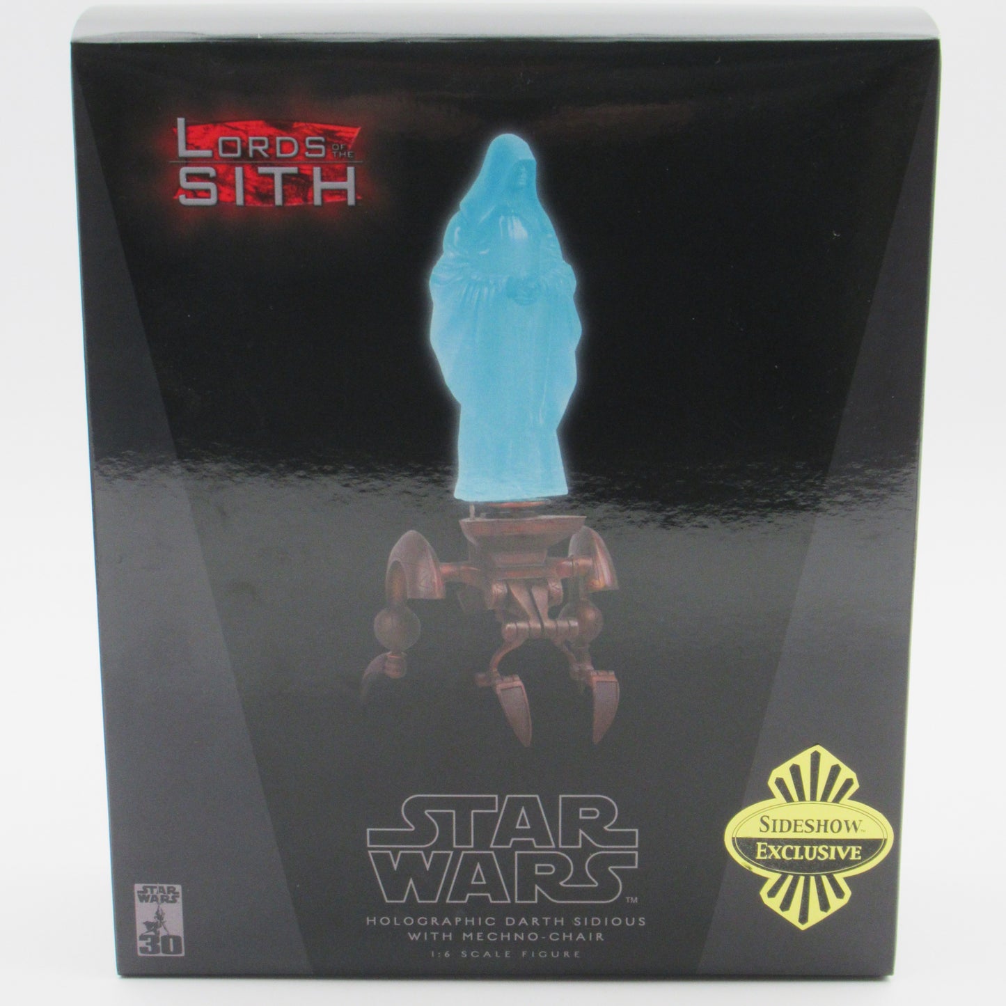 STAR WARS Holographic Darth Sidious Sideshow Exclusive 1:6 Figure - Sideshow Collectibles (2007) Lords of the Sith #2148