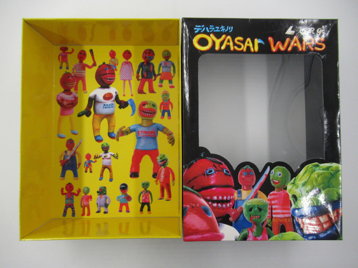 OYASAI WARS COLLECTION Killer Tomato Vinyl Figures - Yukinori Dehara (2005) Japanese Designer Art Toys