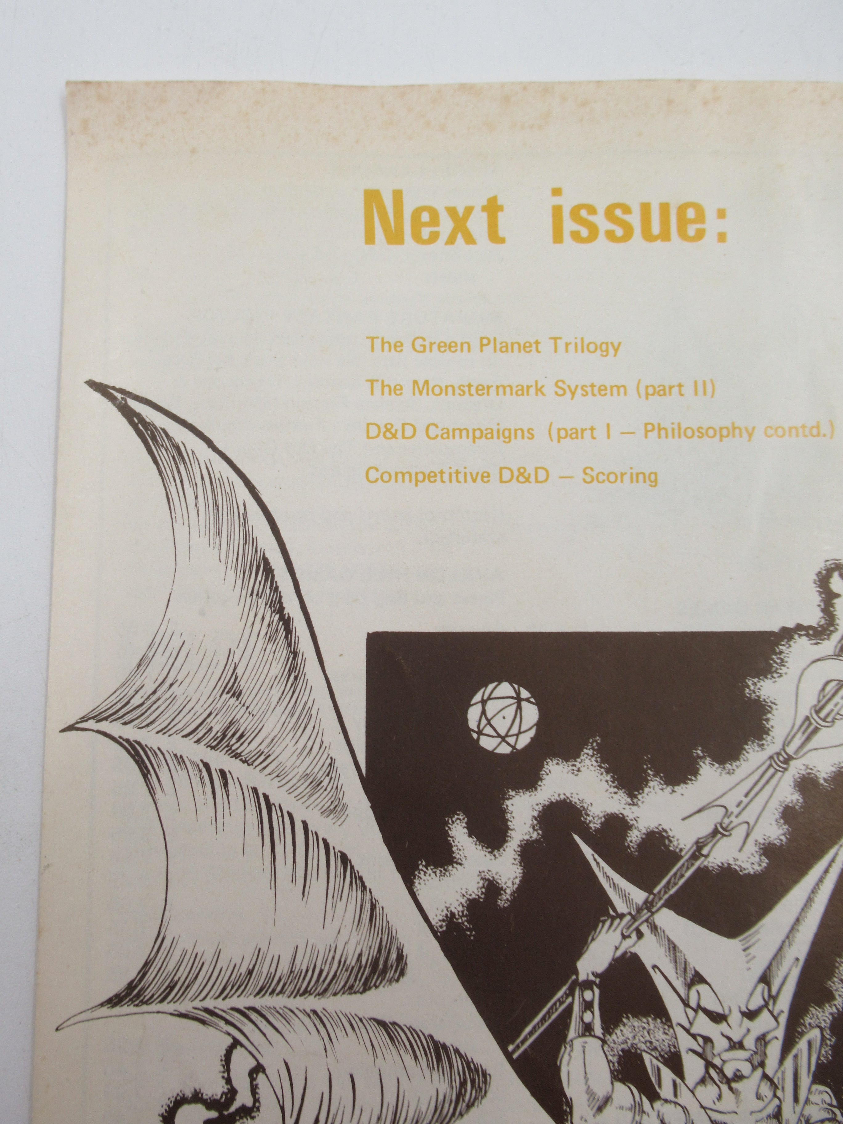 White Dwarf magazine issue #1 June/July 1977