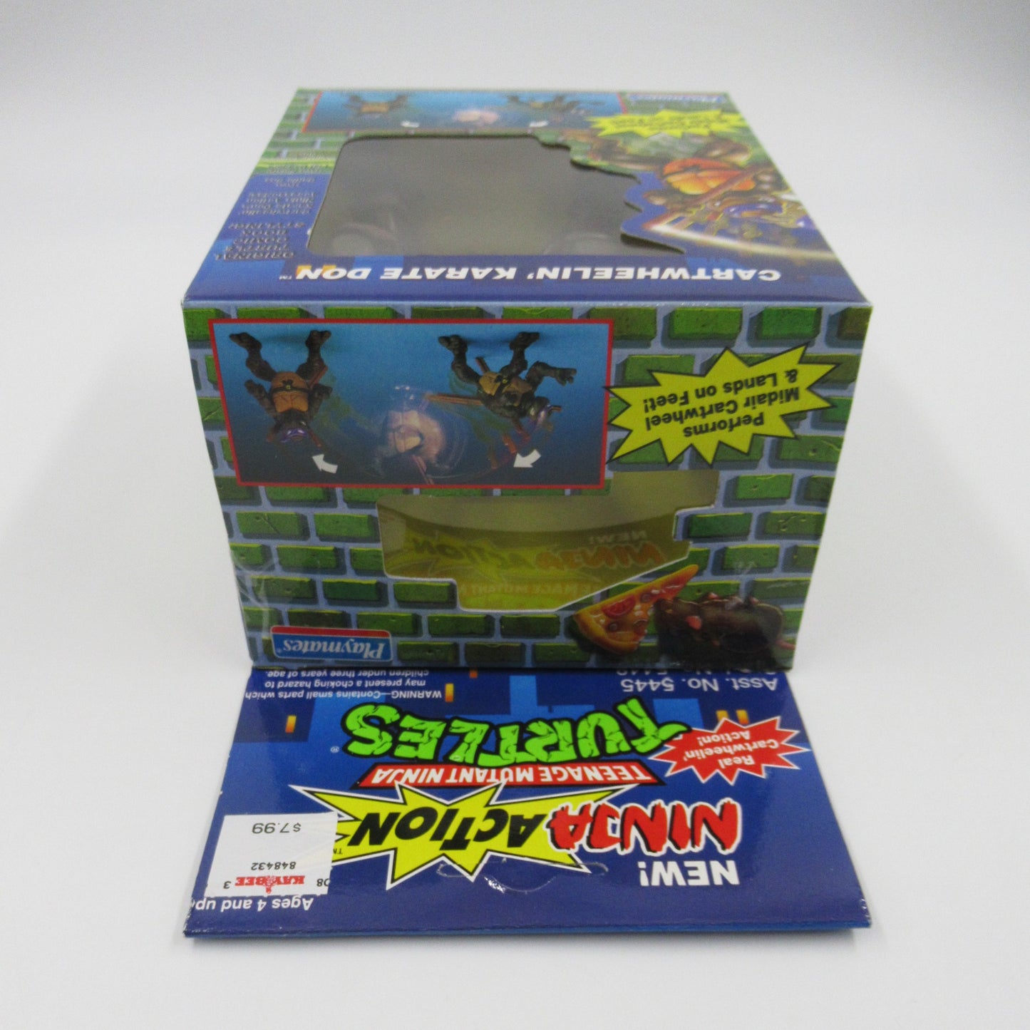 TMNT Cartwheelin' Karate Don Ninja Action 5" Figure Teenage Mutant Ninja Turtles - Playmates (1993)