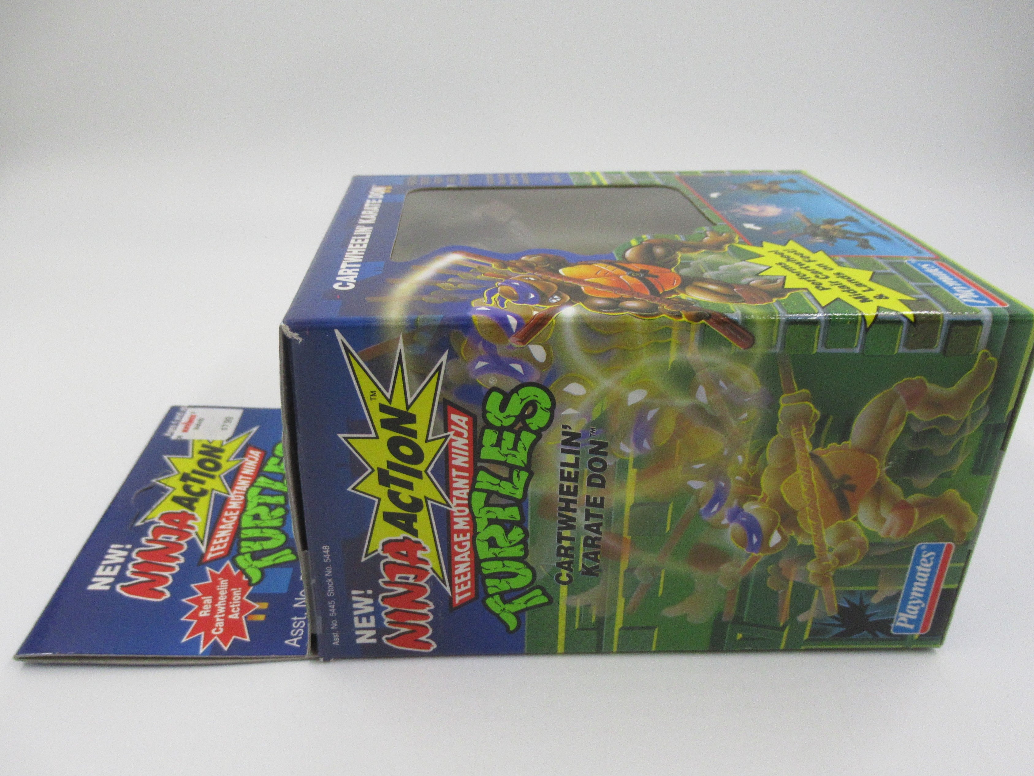 Teenage Mutant Ninja Turtles Cartwheelin' Karate Don Ninja Action 5" Figure TMNTs - Playmates (1993)