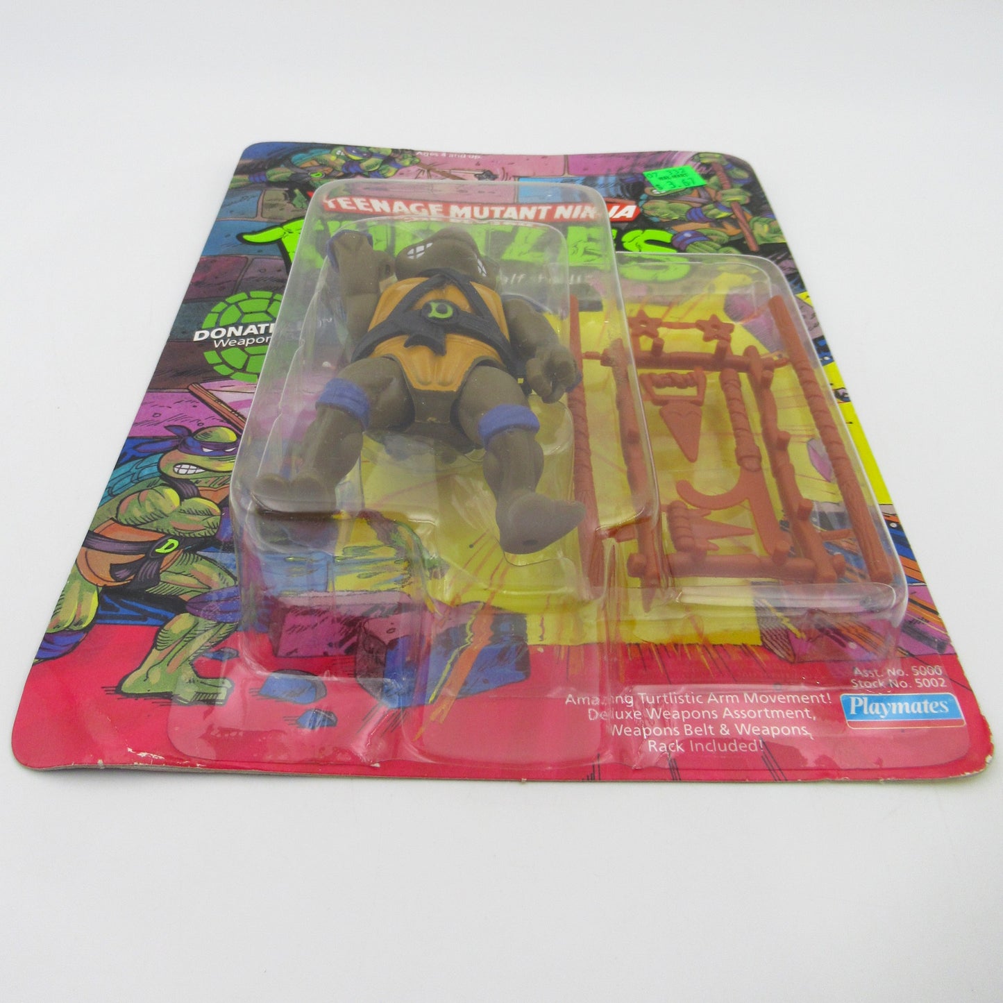 TMNT Donatello 10-Back 4.5" Figure Teenage Mutant Ninja Turtles - Playmates (1988)