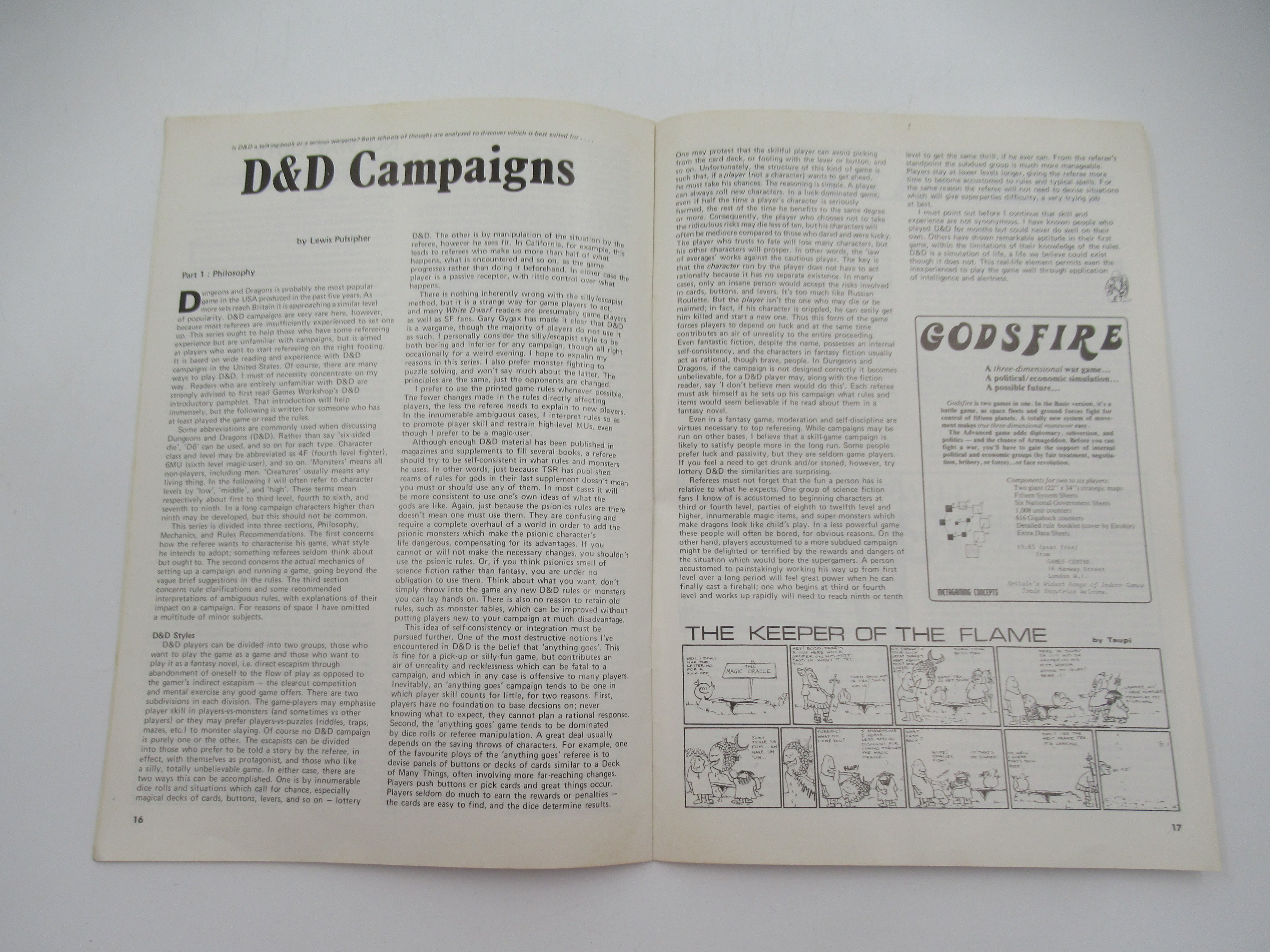 White Dwarf magazine issue #1 June/July 1977