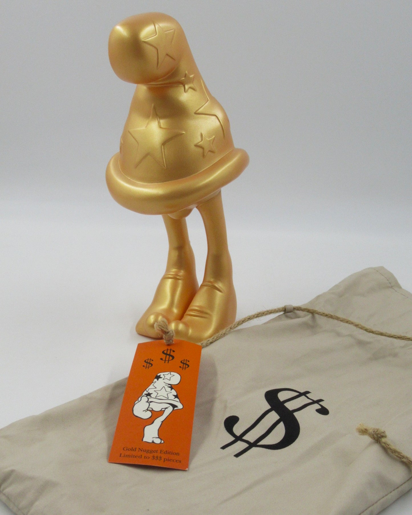 BODE'S Cheech Wizard Gold Nugget Edition Vinyl Figure - Kidrobot (2003) Limited Edition Art Toy