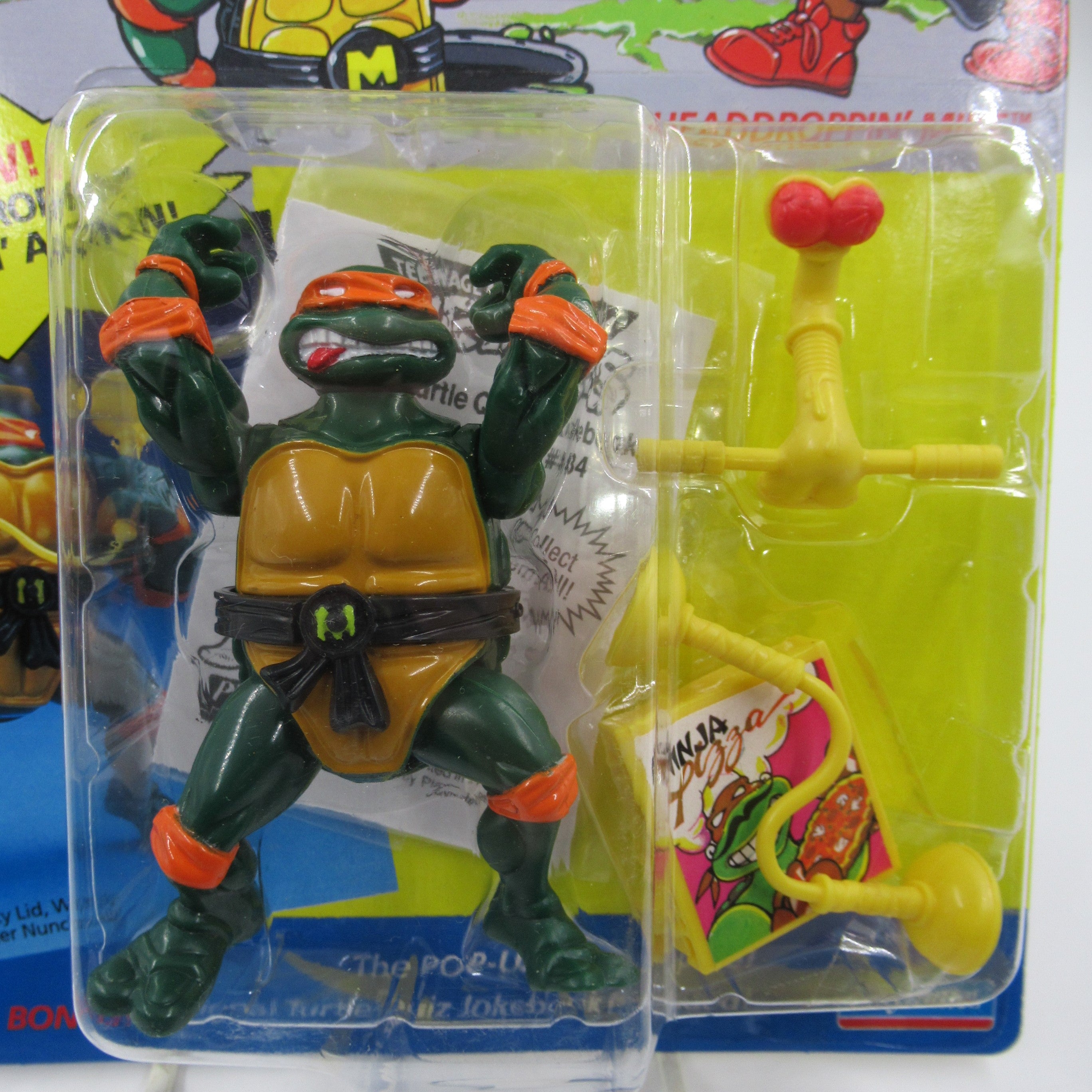 Teenage Mutant Ninja Turtles Headdroppin'  TMNTs Set of 4 - Playmates (1991)