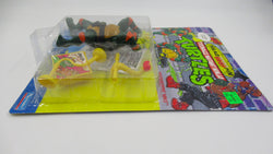 Teenage Mutant Ninja Turtles Headdroppin'  TMNTs Set of 4 - Playmates (1991)