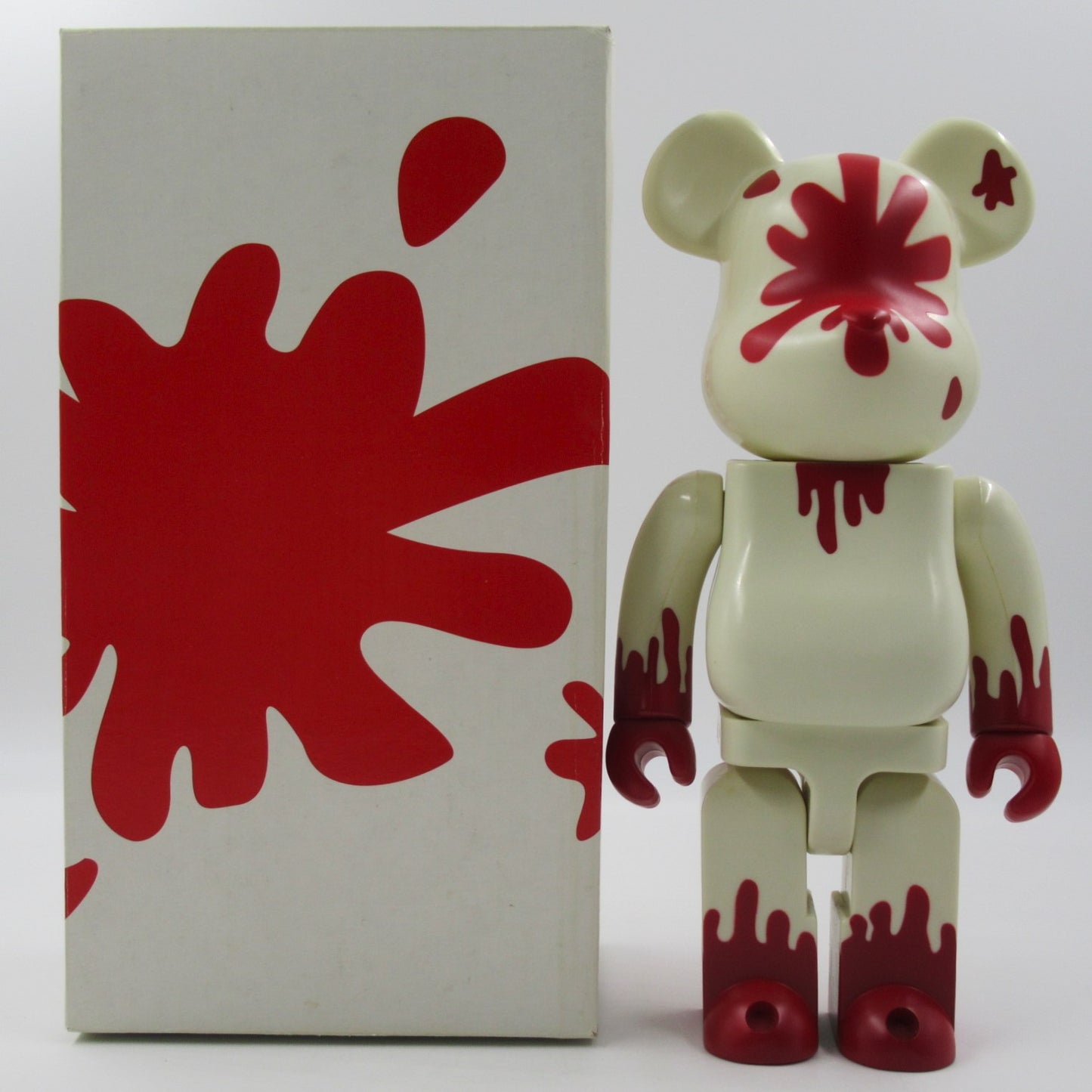 BEARBRICK Hiroto Bloody Throat 400% Figure - Medicom Toy (2003) Be@rbrick Art Toy