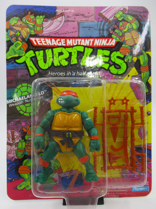 TMNT Michealangelo 10-Back 4.5" Figure Teenage Mutant Ninja Turtles - Playmates (1988)