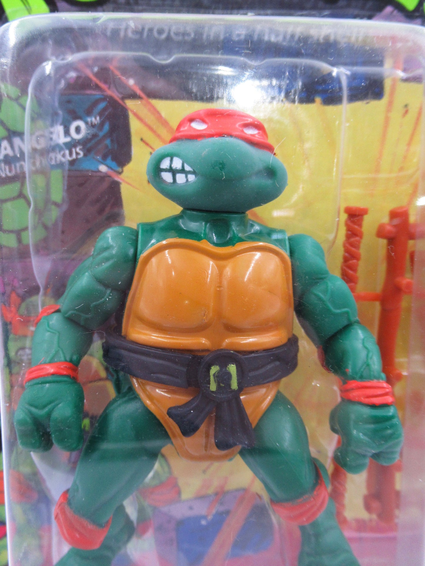 TMNT Michealangelo 10-Back 4.5" Figure Teenage Mutant Ninja Turtles - Playmates (1988)