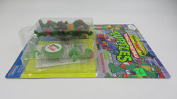 Teenage Mutant Ninja Turtles Headdroppin'  TMNTs Set of 4 - Playmates (1991)